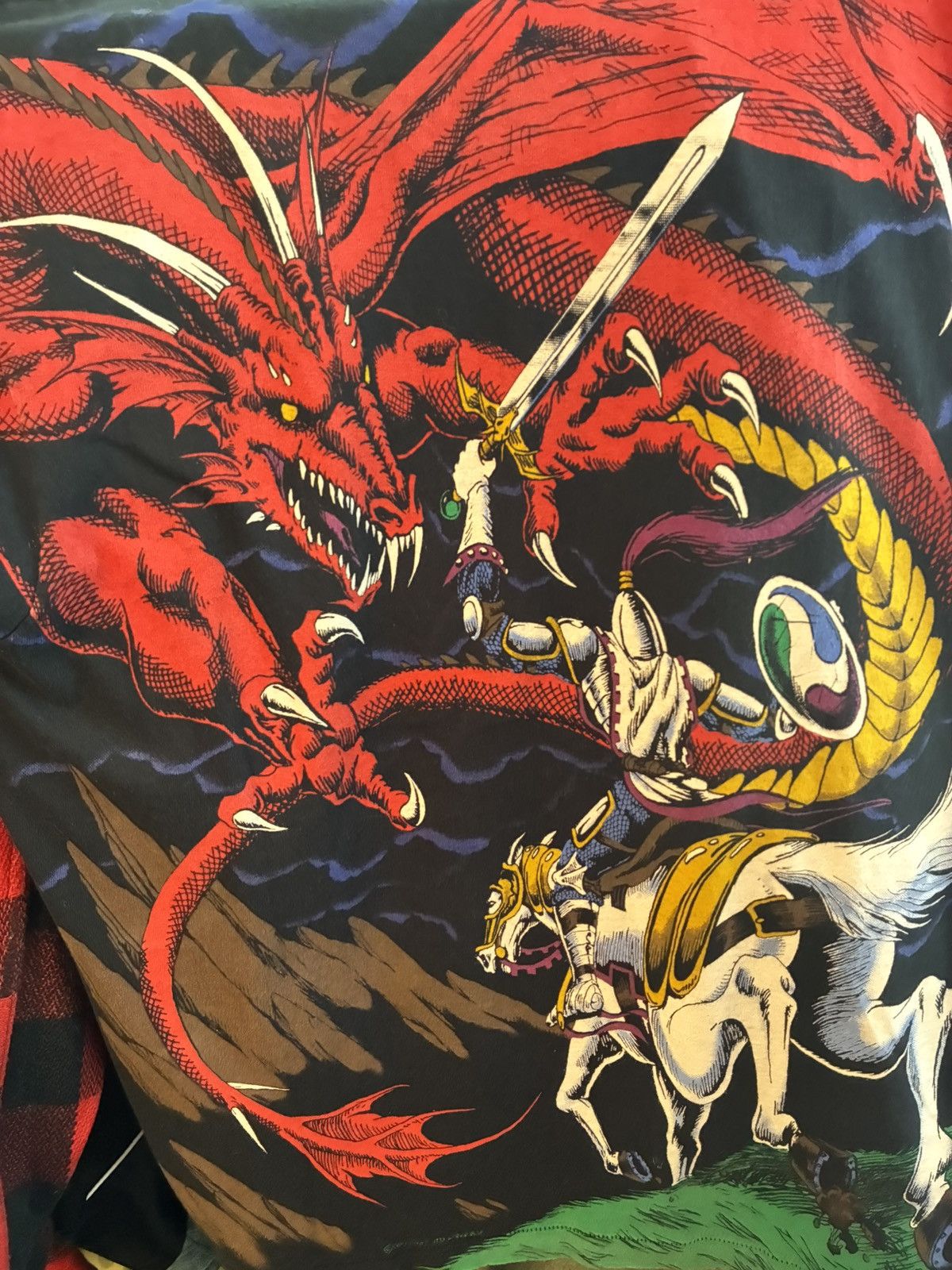 Liquid Blue Vintage 90s Liquid Blue dragon tee shirt Size US L / EU 52-54 / 3 - 5 Thumbnail