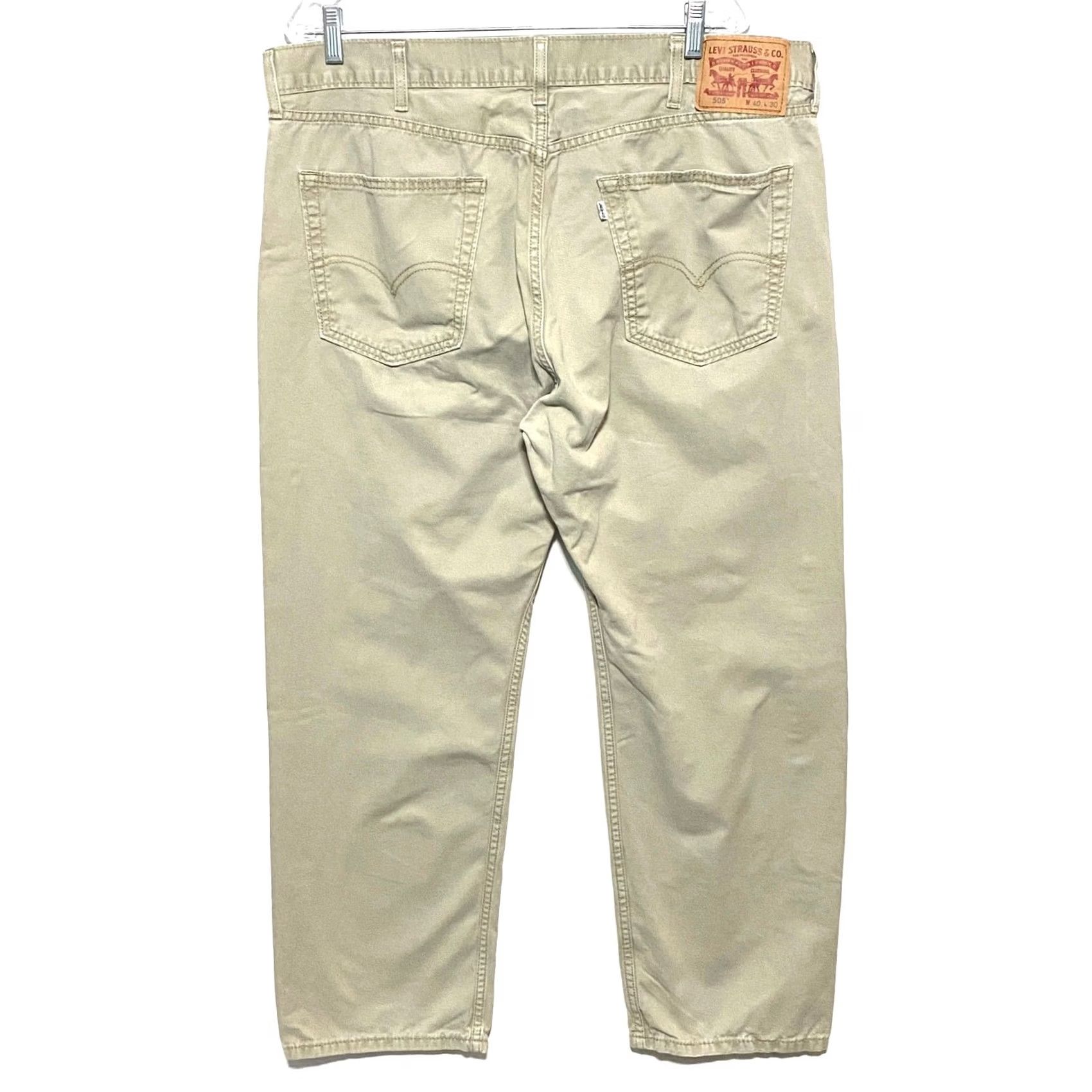 Levi's Levis 505 Jeans Mens Regular Fit Straight Leg 39x27 Stretch Denim 5-Pocket Casual Preppy Capsule Size US 40 / EU 56 - 2 Thumbnail
