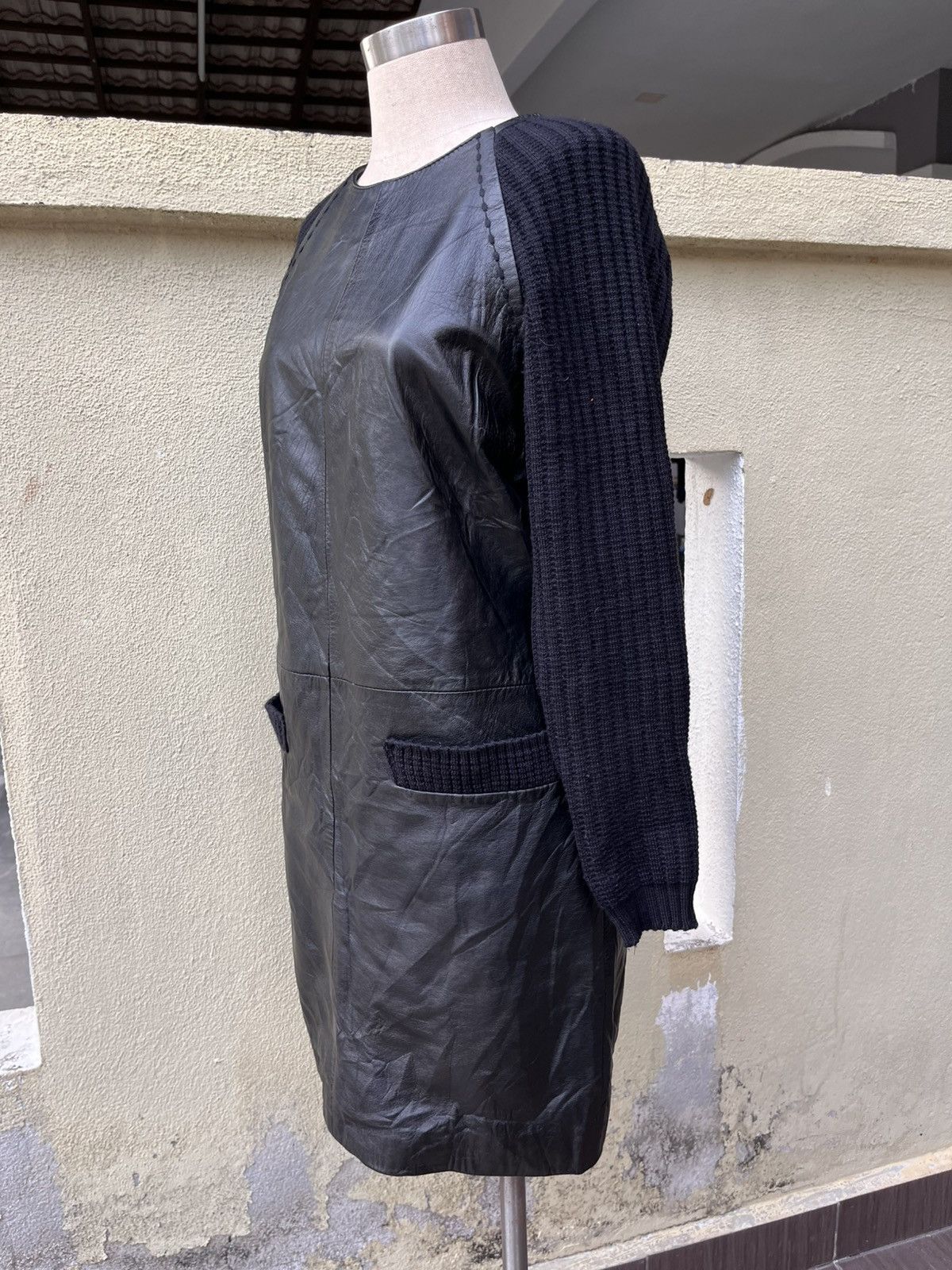 Fendi Vintage leather midi dress Size M / US 6-8 / IT 42-44 - 5 Thumbnail