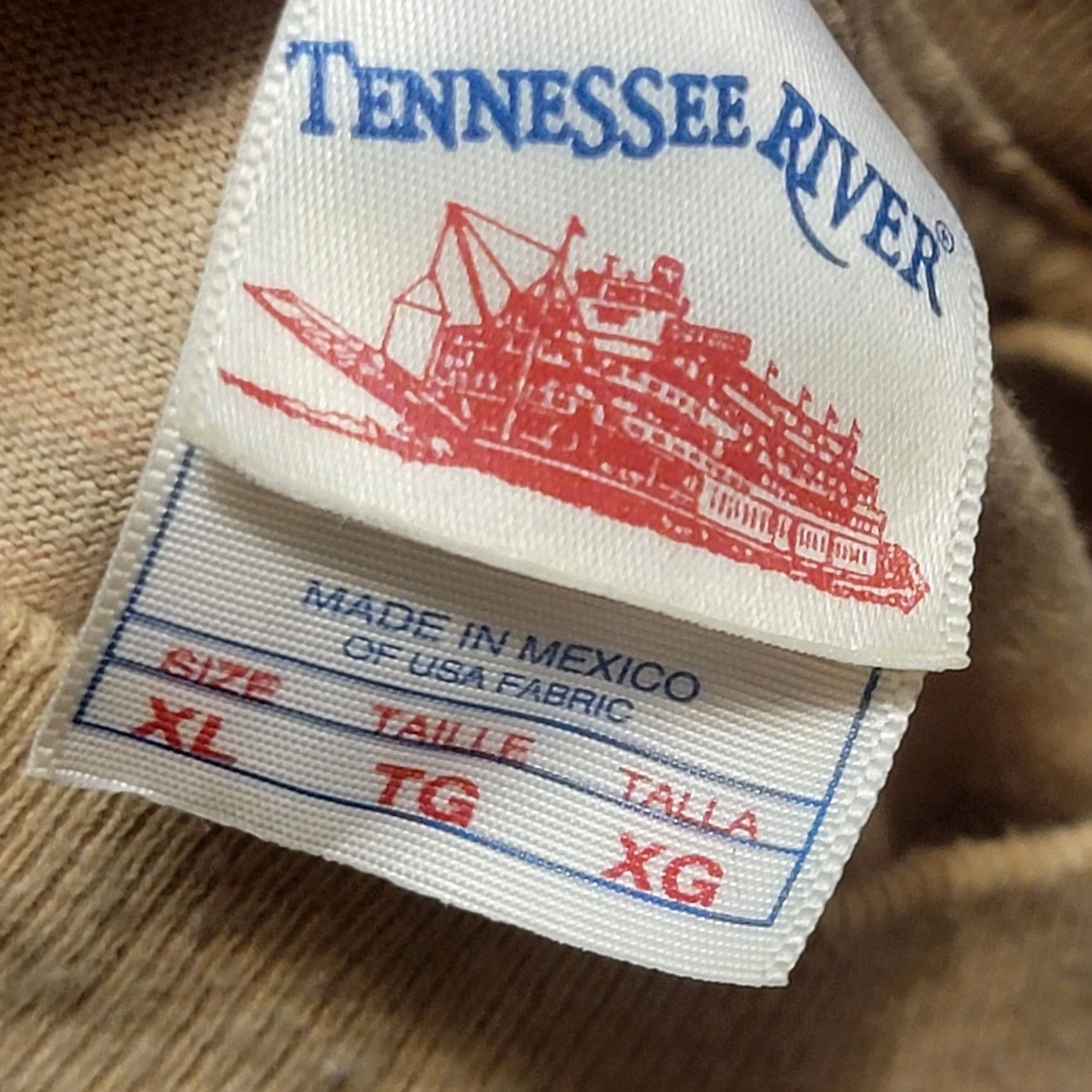 Vintage VINTAGE T-SHIRT 2004 OFFICE SPACE PROMO XL Beige Cotton Short Sleeve Crew Neck Men XL Tennessee River Shirt Size US XL / EU 56 / 4 - 4 Thumbnail