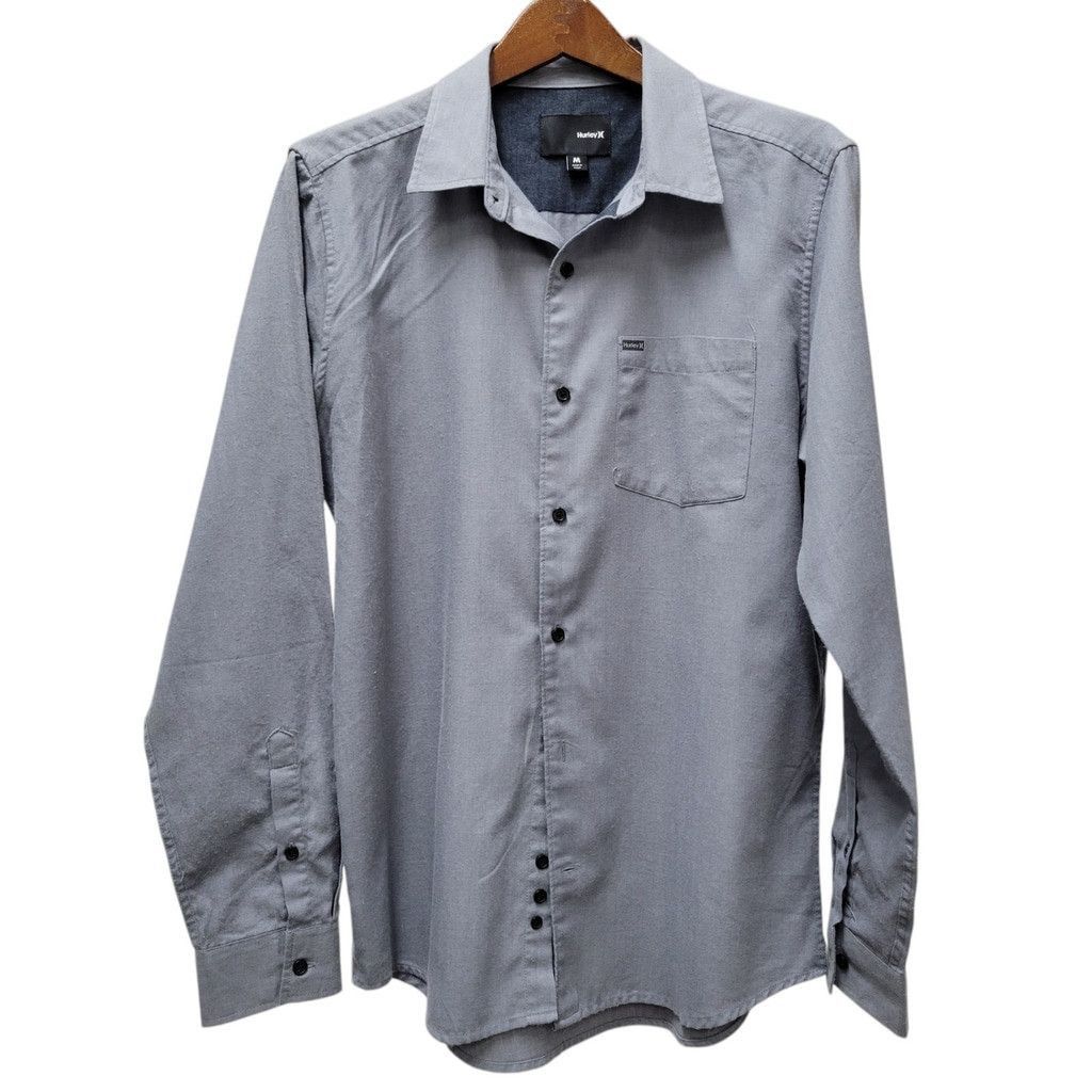 Hurley Hurley Men's Long-Sleeves Shirt Size Medium. Excellent Size US M / EU 48-50 / 2 - 1 Thumbnail