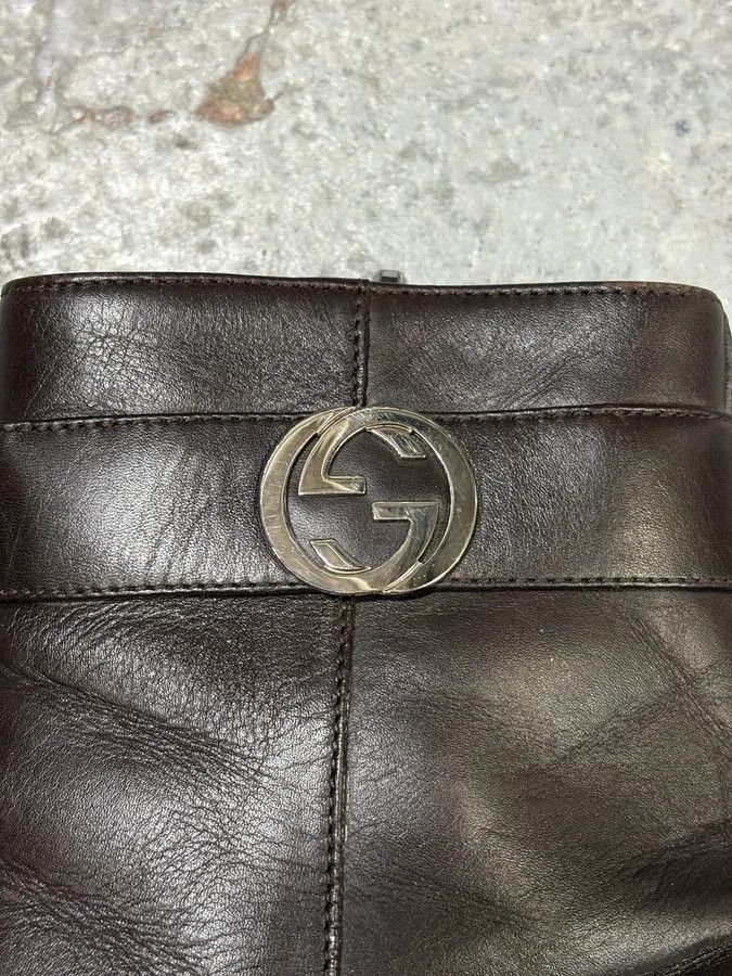 Gucci Gucci Brown Ankle Leather Boots Size US 7.5 / EU 40-41 - 9 Thumbnail