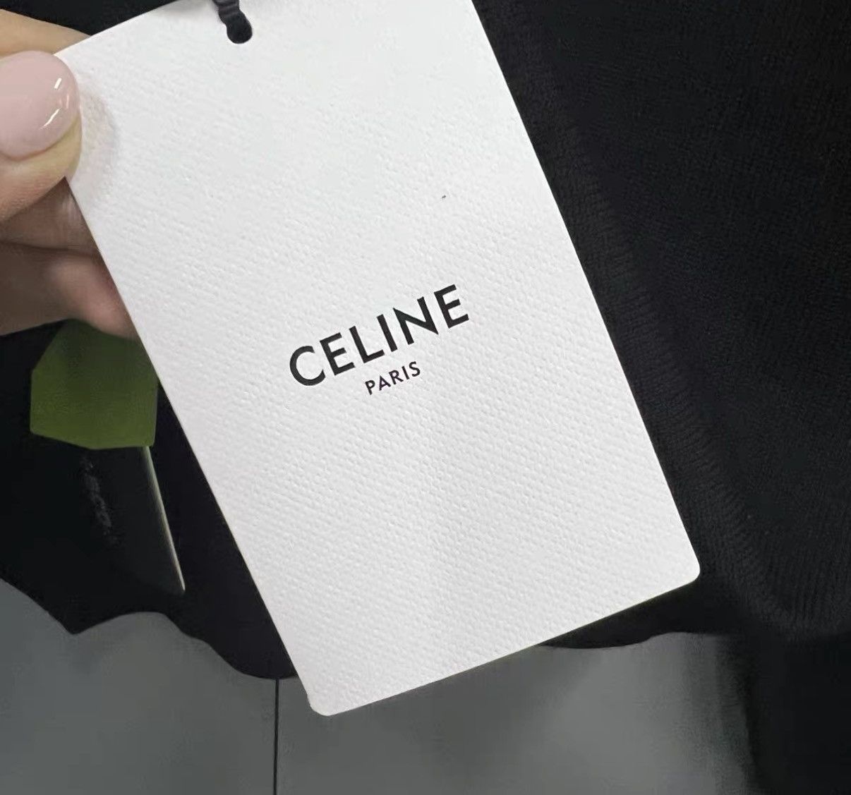 Celine Celine Black Embroidered Logo Knitwear J41 Size M / US 6-8 / IT 42-44 - 3 Thumbnail