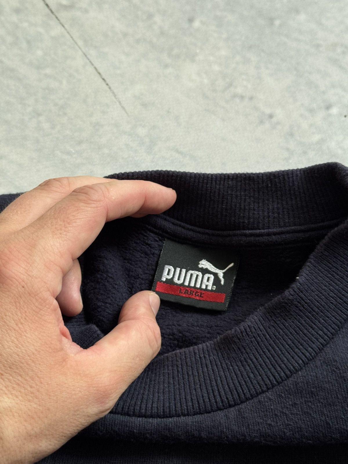 Japanese Brand × Puma × Vintage Sweatshirt vintage PUMA RARE BIG LOGO Size US L / EU 52-54 / 3 - 5 Thumbnail