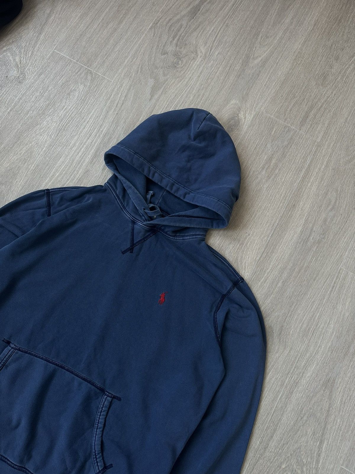 Polo Ralph Lauren vintage Polo Ralph Lauren denim&supply hoodie 90s rare Size US L / EU 52-54 / 3 - 2 Thumbnail