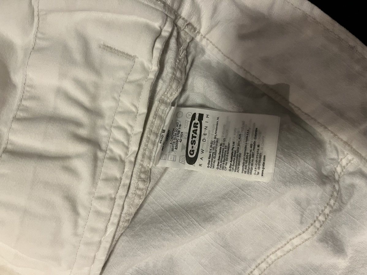 G-Star G-Star RAW White Denim Jacket Size US M / EU 48-50 / 2 - 5 Thumbnail