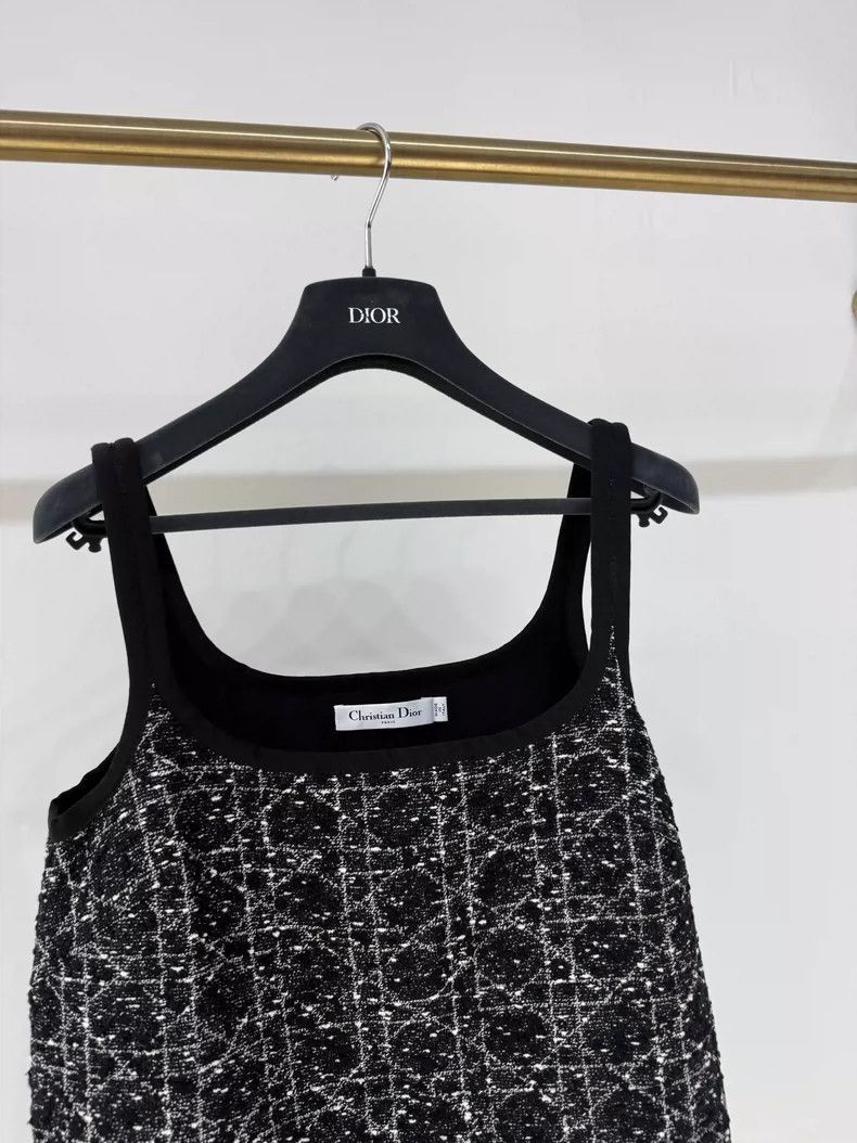 Dior Dior Spring Summer Tweed Dress-2506 Size XS / US 0-2 / IT 36-38 - 3 Thumbnail