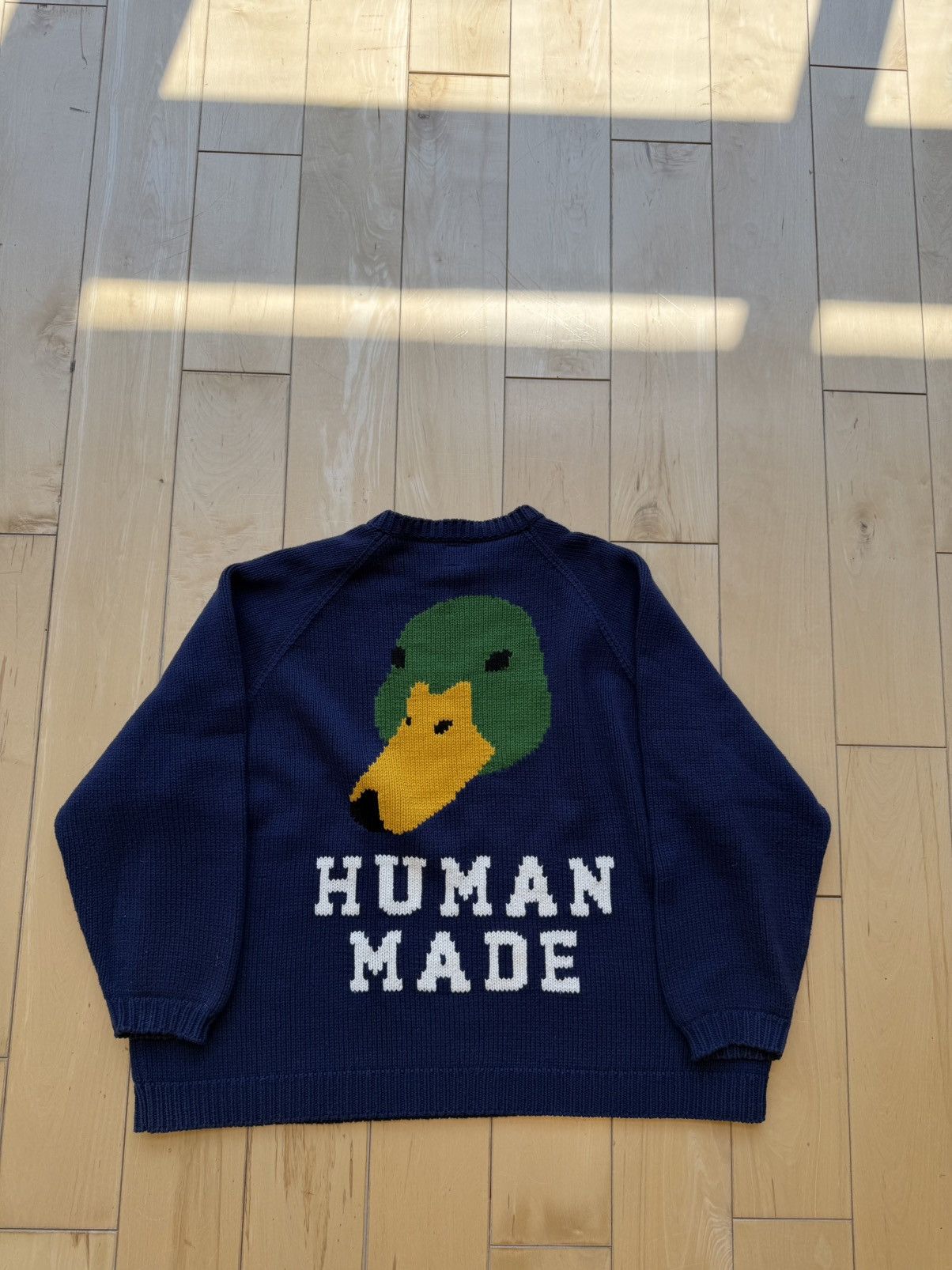 Human Made Cotton Acrylic Duck Sweater Size US L / EU 52-54 / 3 - 1 Thumbnail