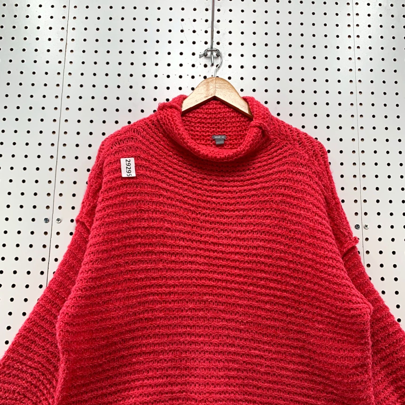Vintage Aerie Knit Sweater Womens Medium Pink Relaxed Fit Drop Shoulder Cowl Neck Pullover - 90s/No Decade - Womens Size M / US 6-8 / IT 42-44 - 2 Thumbnail