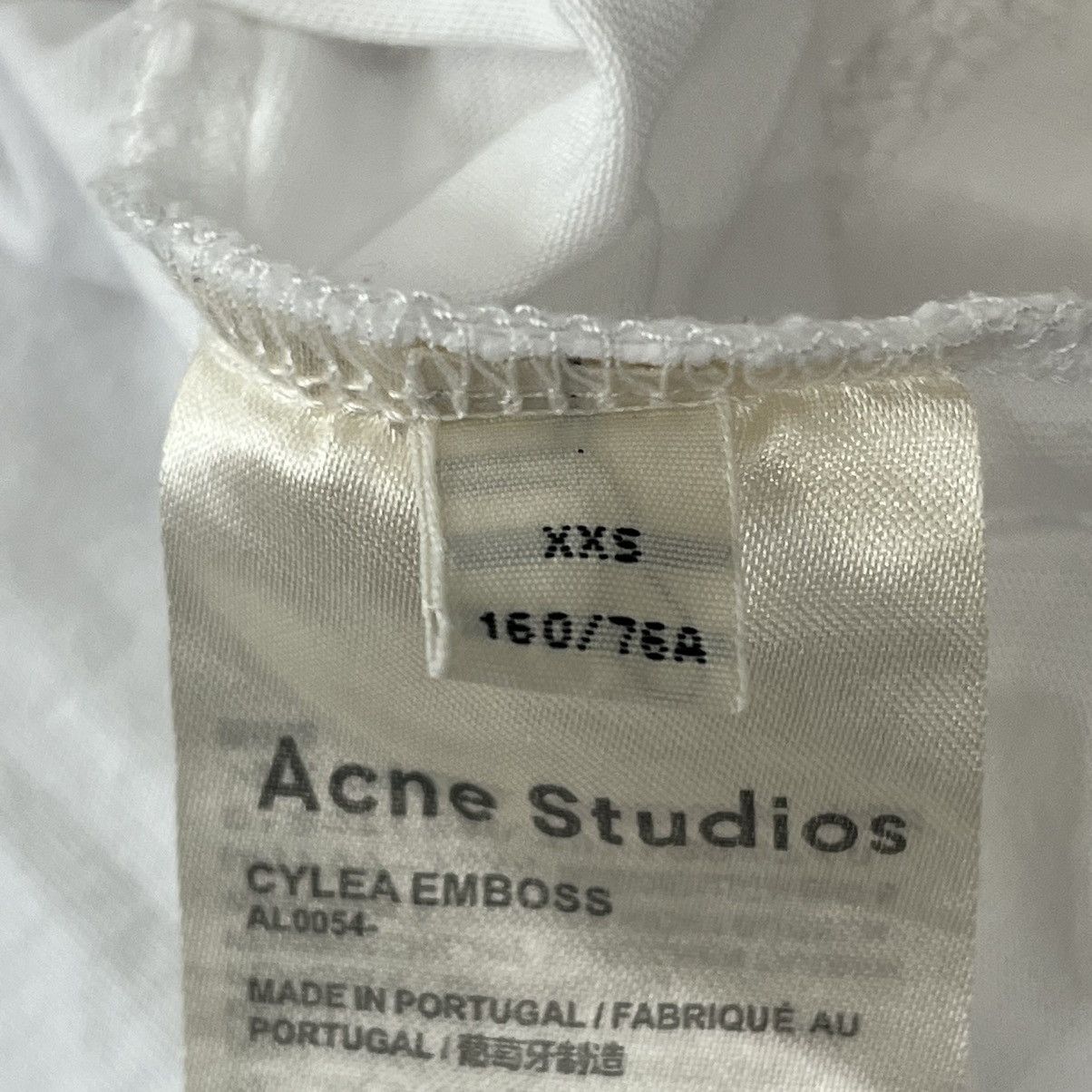 Acne Studios Acne studios cyclea emboss cropped shirt Size XXS / US 00 / IT 34 - 6 Thumbnail