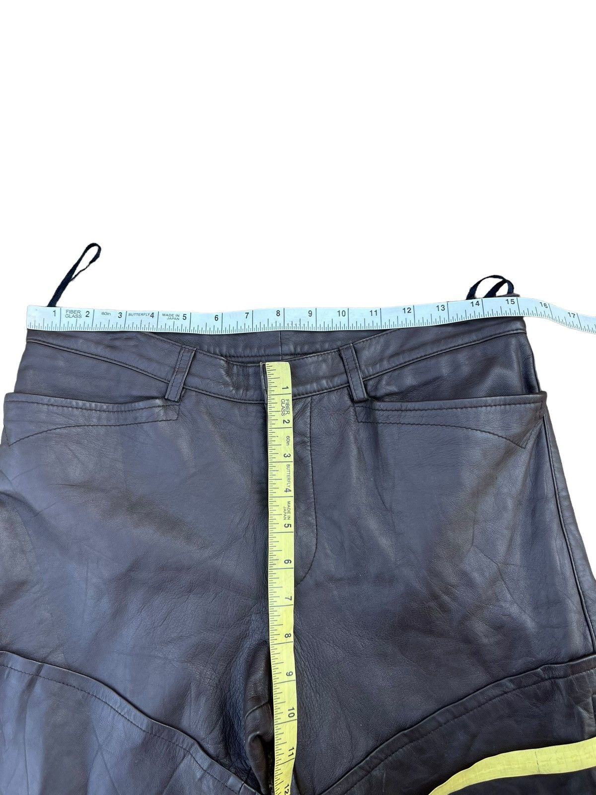 Jean Paul Gaultier Jean Paul Gaultier Homme Side Zippers Leather Pant Size US 30 / EU 46 - 5 Thumbnail
