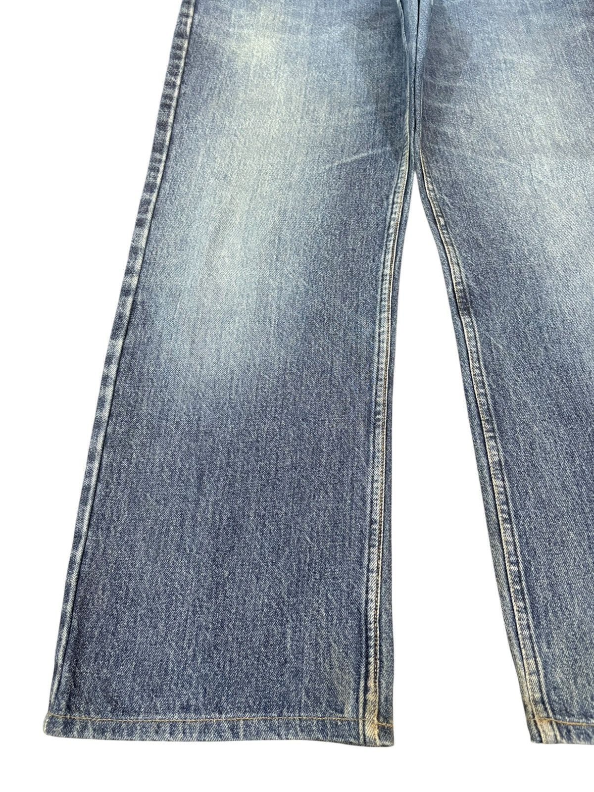 Uniqlo Vintage Uniqlo Christophe Lemaire Blue Wash Loose Baggy Jean Size US 32 / EU 48 - 6 Thumbnail