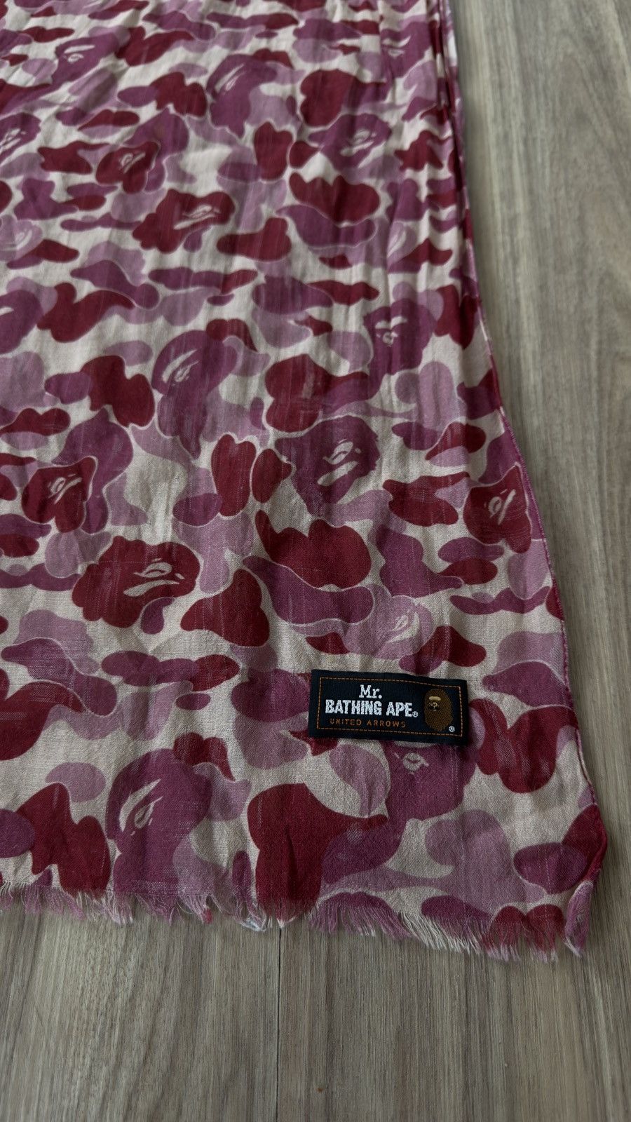 Bape Bape Silk Scarf Red Size ONE SIZE - 4 Thumbnail