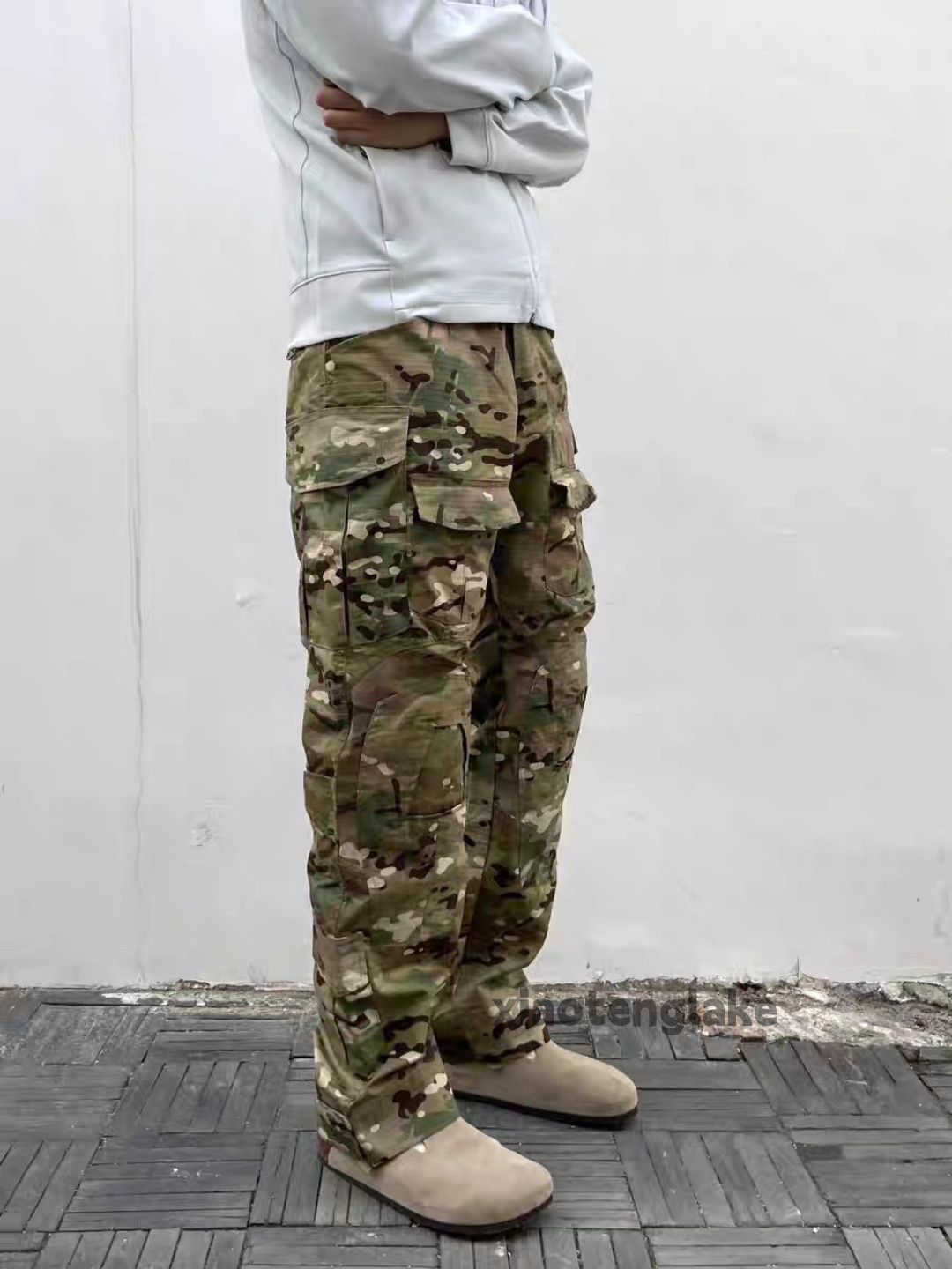 Designer × Japanese Brand × Vintage washed faded utility skate hiphop military cargo pants Size US 36 / EU 52 - 2 Thumbnail