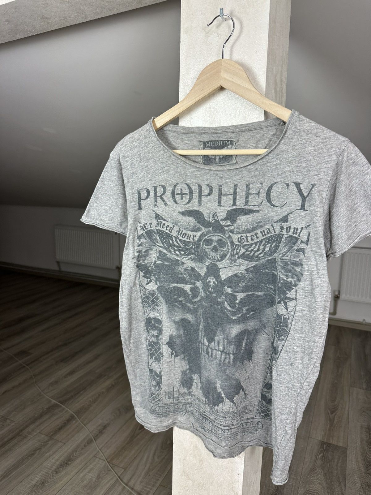 Vintage Prophecy Crazy Y2K Skull style Affliction Tee Size US M / EU 48-50 / 2 - 3 Thumbnail
