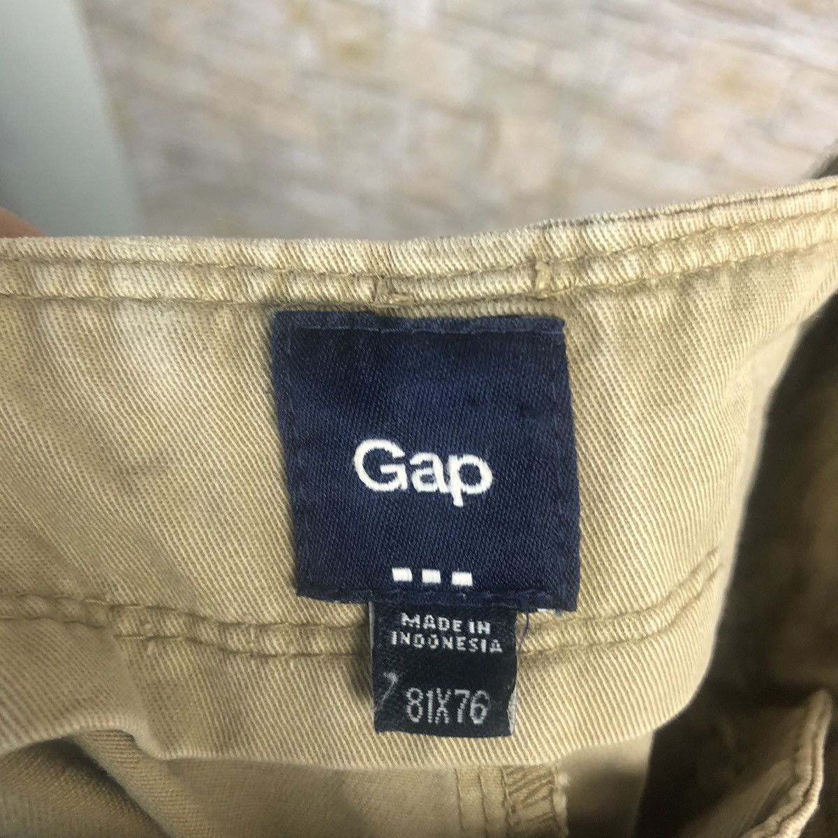 Vintage Gap rework Custom utility patchwork Cargo Pants #A363 Size US 32 / EU 48 - 21 Thumbnail