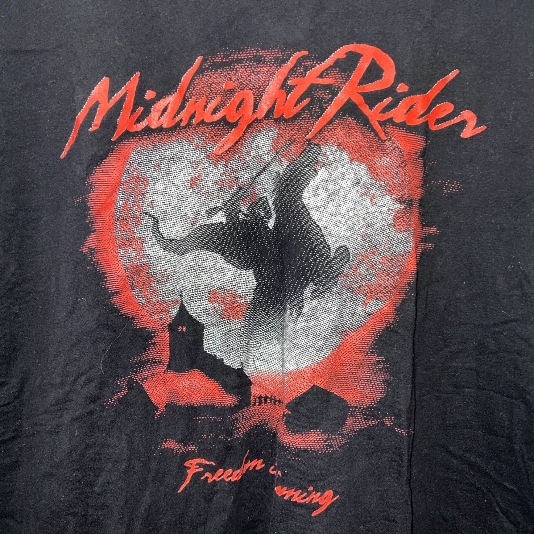 Vintage Grunt Style T-Shirt Mens L Black Midnight Rider Shirt Size US L / EU 52-54 / 3 - 2 Thumbnail