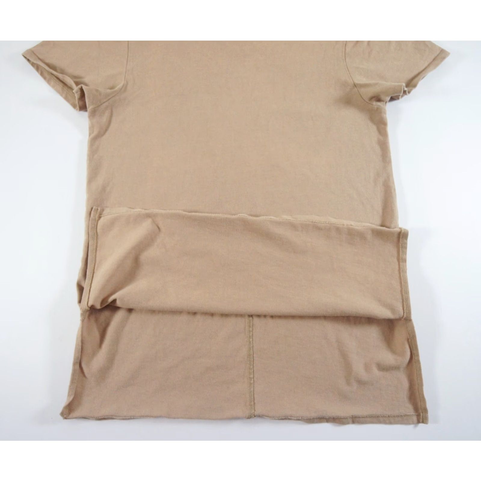 Fear of God Fear of God Essentials T-Shirt Mens Small Beige Crew Neck Short Sleeve Split Hem Streetwear Solid Logo Size US S / EU 44-46 / 1 - 4 Thumbnail