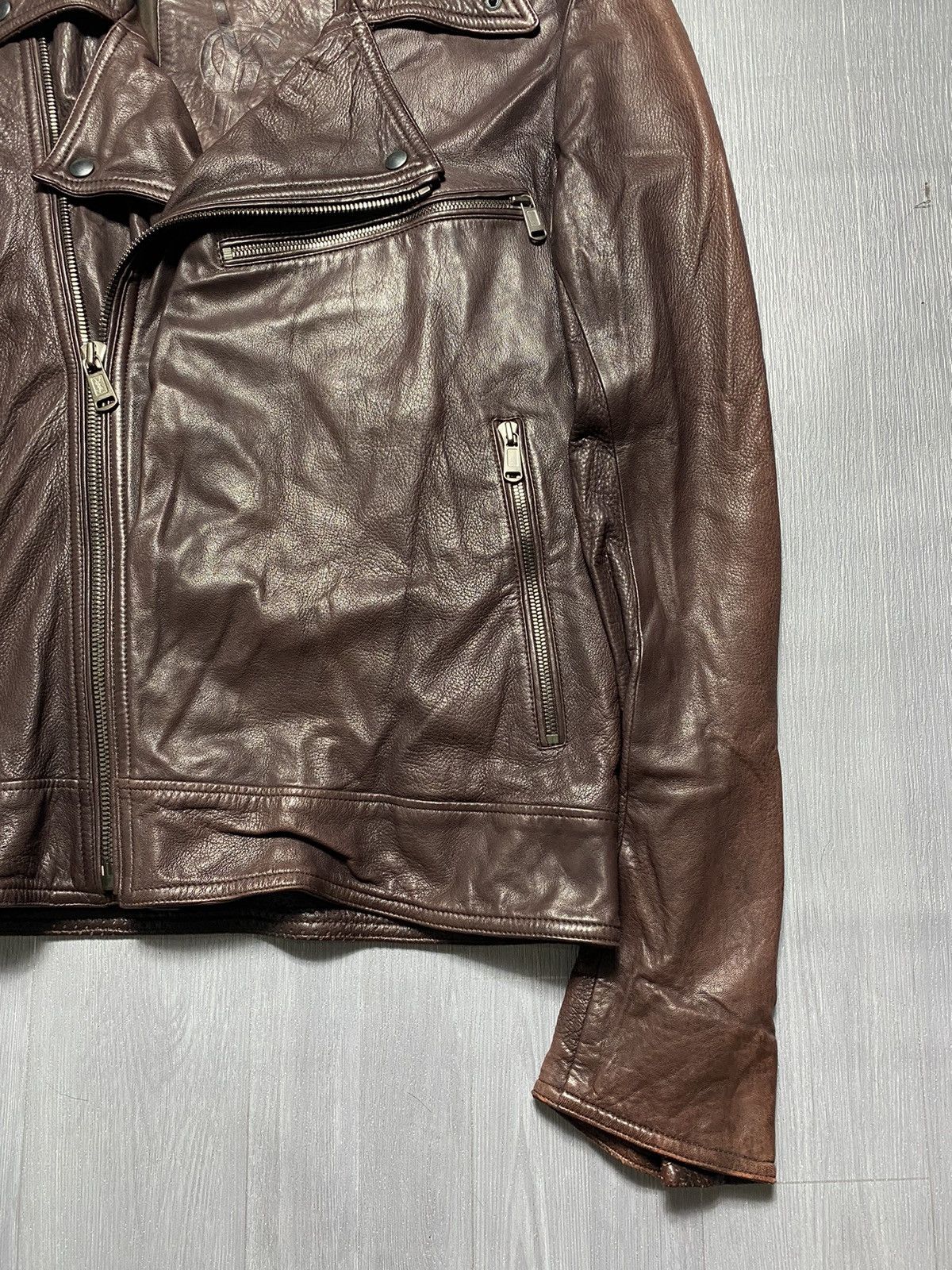 YSL - Tom Ford Leather Biker Jacket