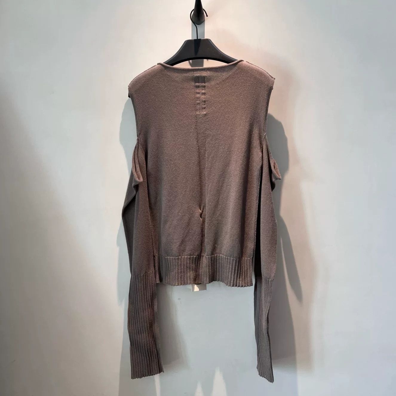 Rick Owens Rick Owens 2022 Mainline Off-Shoulder Sweater Size XS / US 0-2 / IT 36-38 - 1 Thumbnail