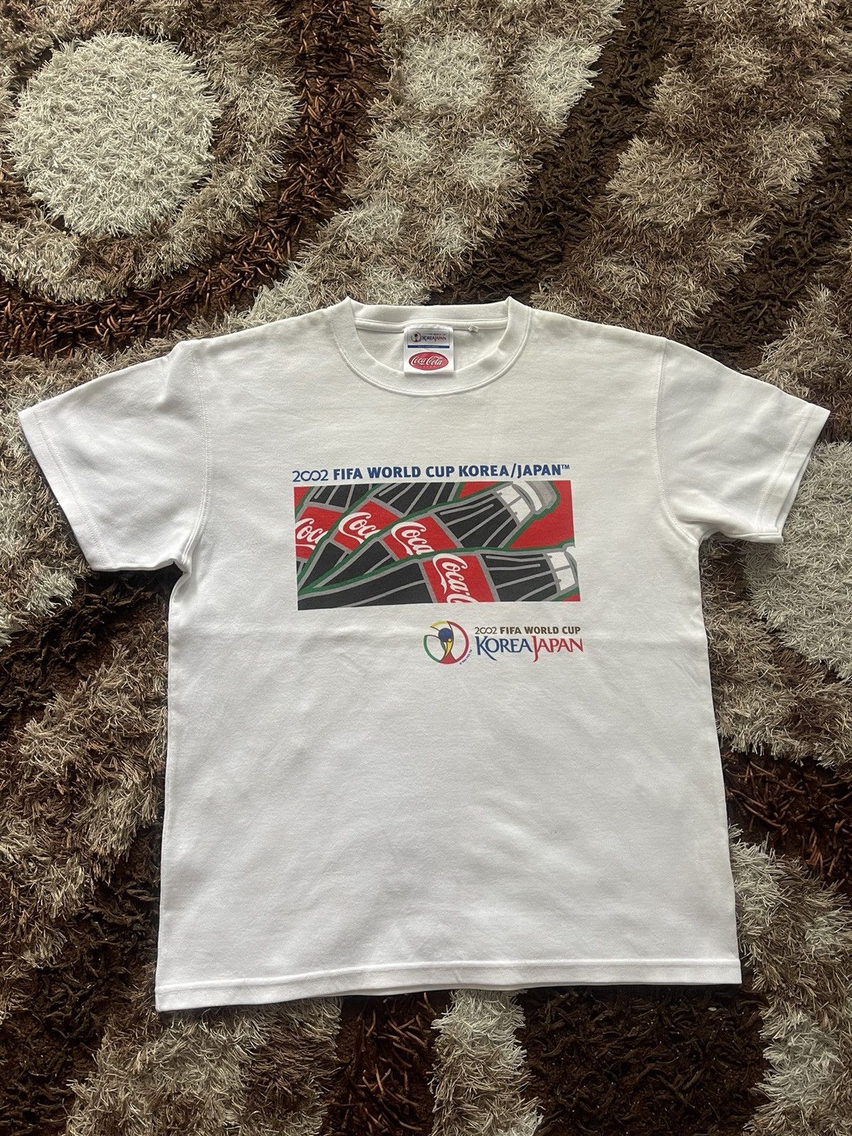 Coca Cola VINTAGE KOREA JAPAN FIFA WORLD CUP TEE Size US M / EU 48-50 / 2 - 1 Thumbnail