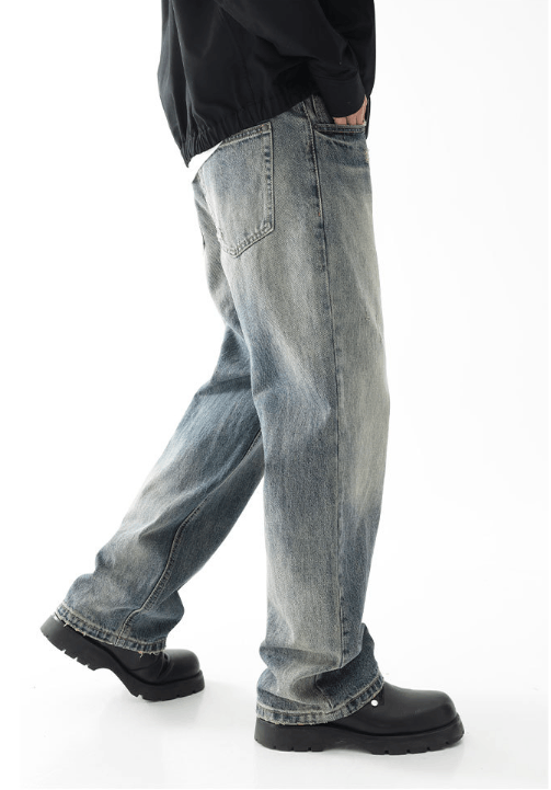 Japanese Brand × Jean American high street washed vintage distressed jeans Size US 32 / EU 48 - 3 Thumbnail