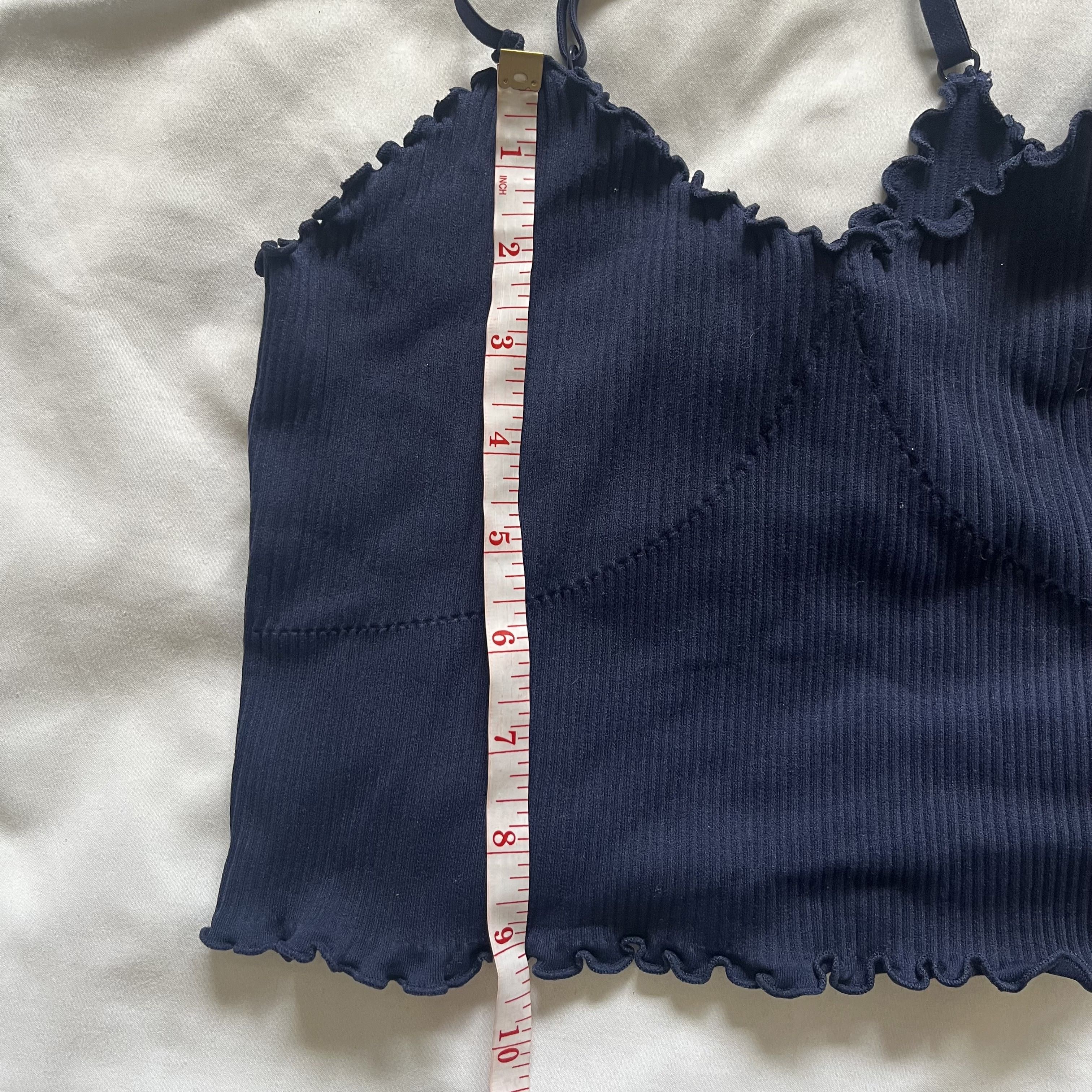 American Eagle Outfitters Aerie Real Good Dark Blue Crop Top Size M Size M / US 6-8 / IT 42-44 - 5 Thumbnail