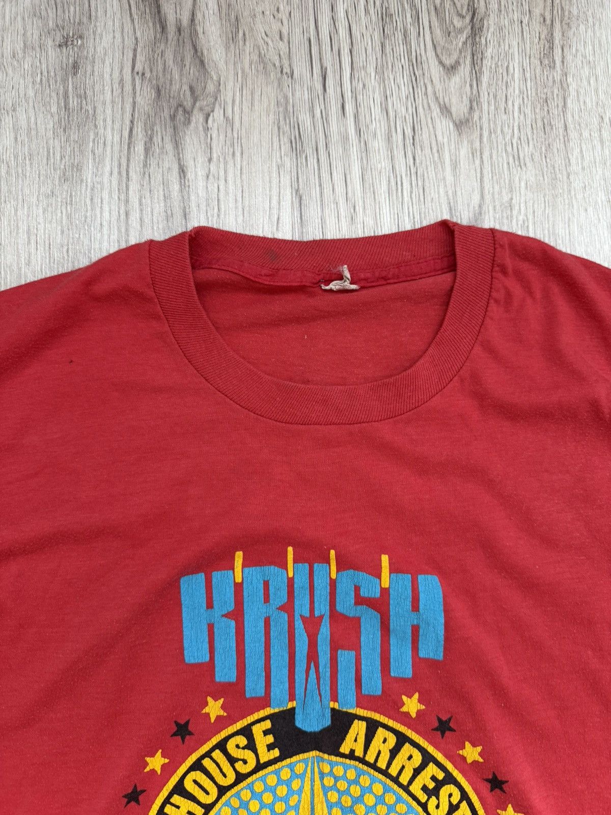Other Vintage 80s KRUSH House Arrest Tee Single Stitch USA Rare Size US M / EU 48-50 / 2 - 2 Thumbnail