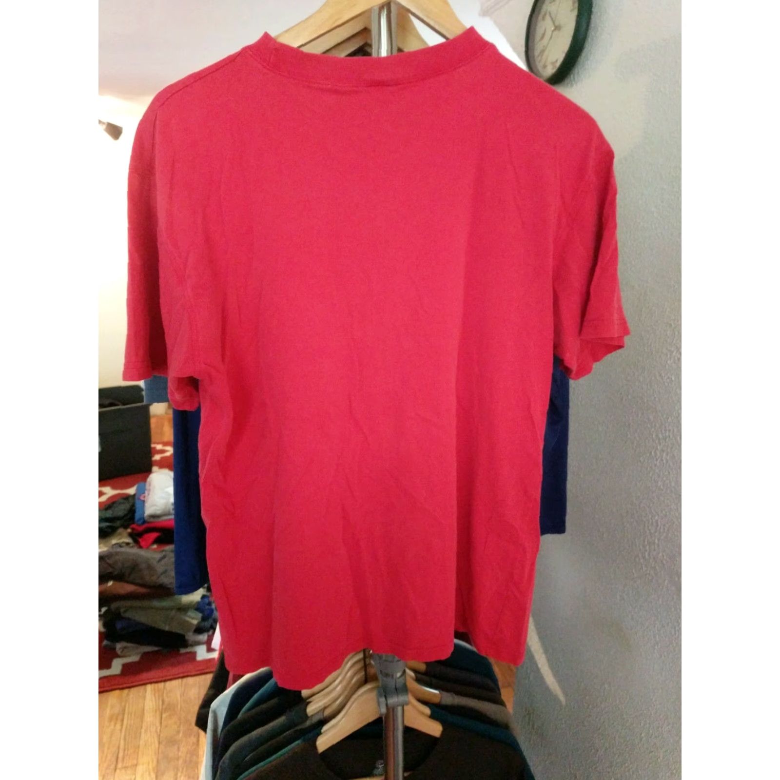 DKNY VINTAGE DKNY T-Shirt Unisex Adults L Red Graphic Tee USA 90s Mens Womens Size US L / EU 52-54 / 3 - 3 Thumbnail