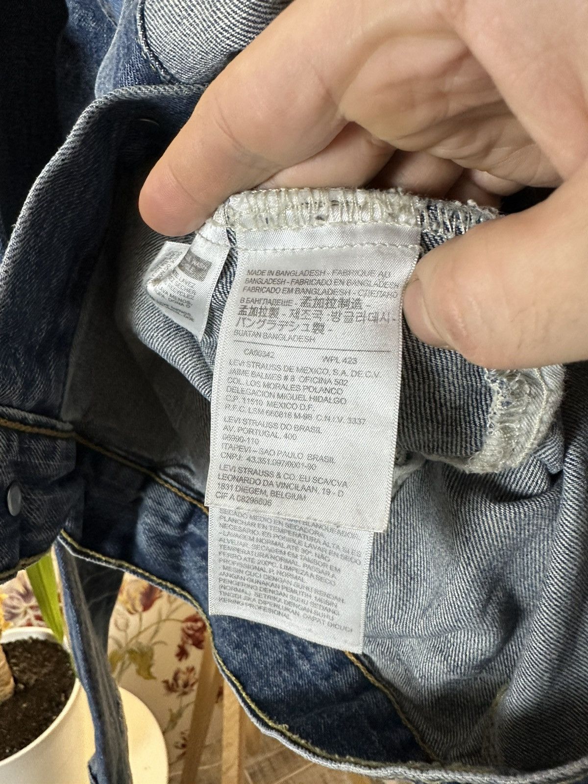 Levi's × Levi's Vintage Clothing Denim Jean Jaket by Levi's Blue Faded Size US XL / EU 56 / 4 - 9 Thumbnail