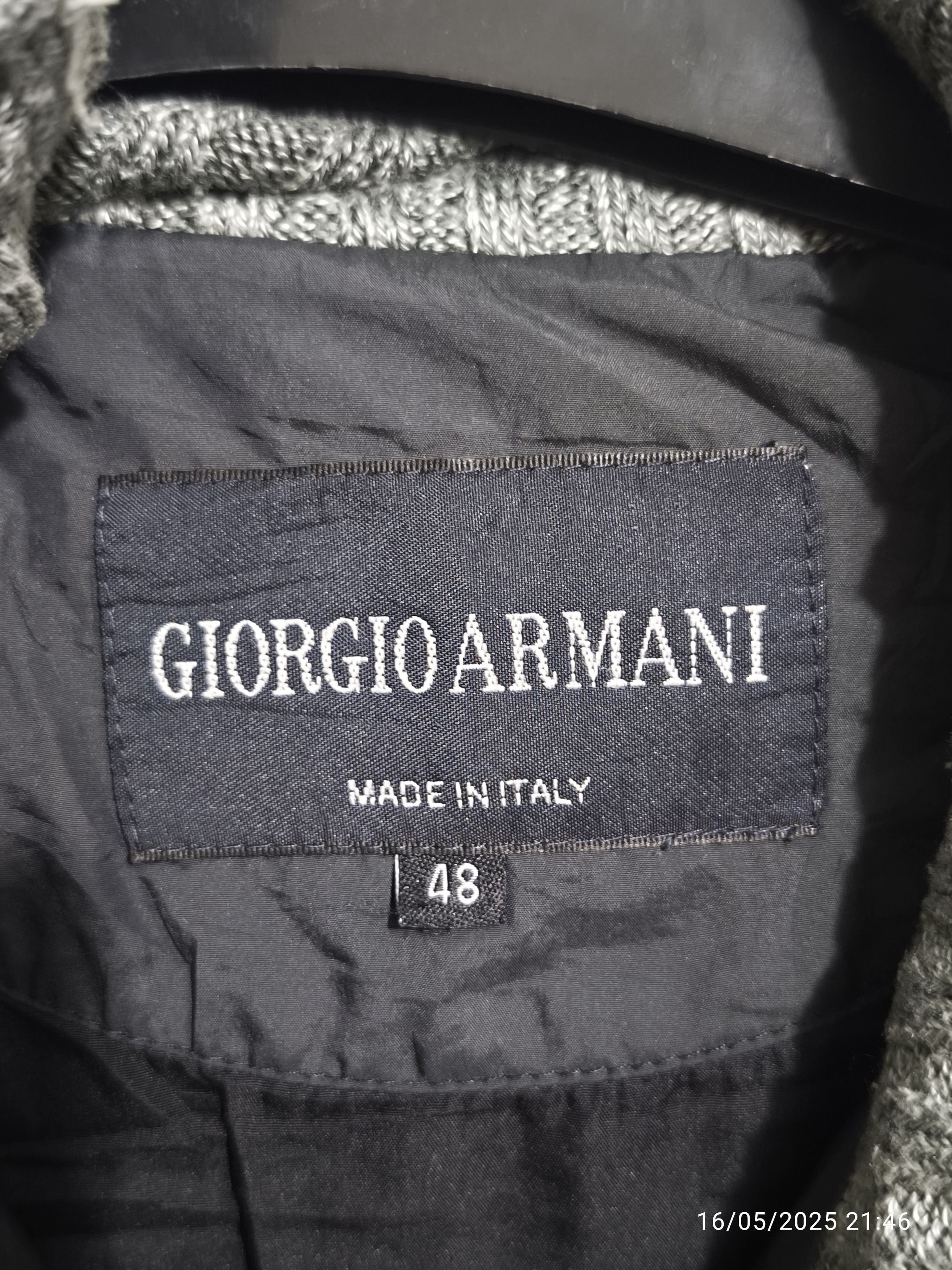 Giorgio Armani Jacket Bomber Giorgio Armani Size US M / EU 48-50 / 2 - 2 Thumbnail