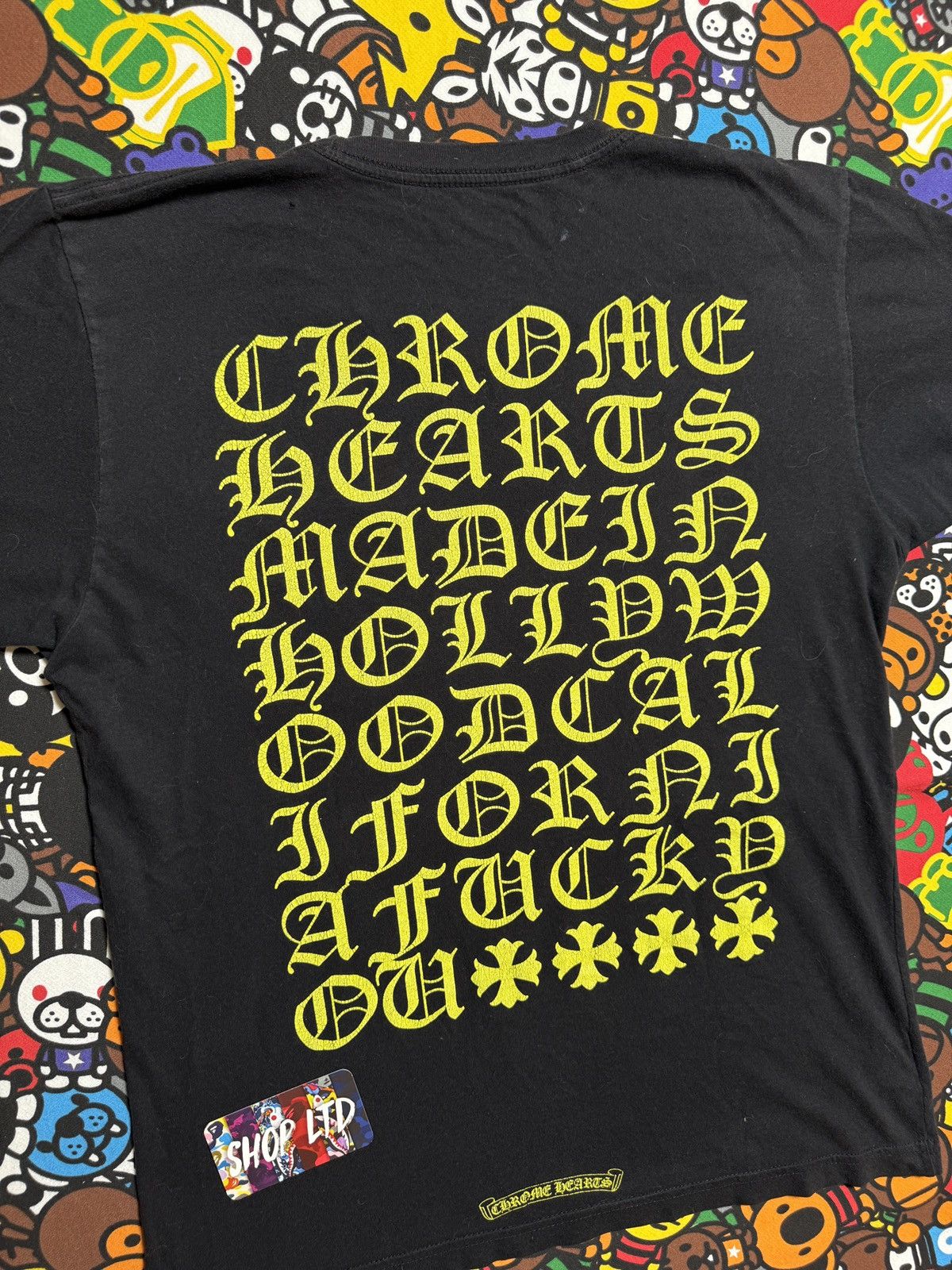 Chrome Hearts Chrome Hearts Black Made In Hollywood Logo Tee Size US M / EU 48-50 / 2 - 11 Thumbnail