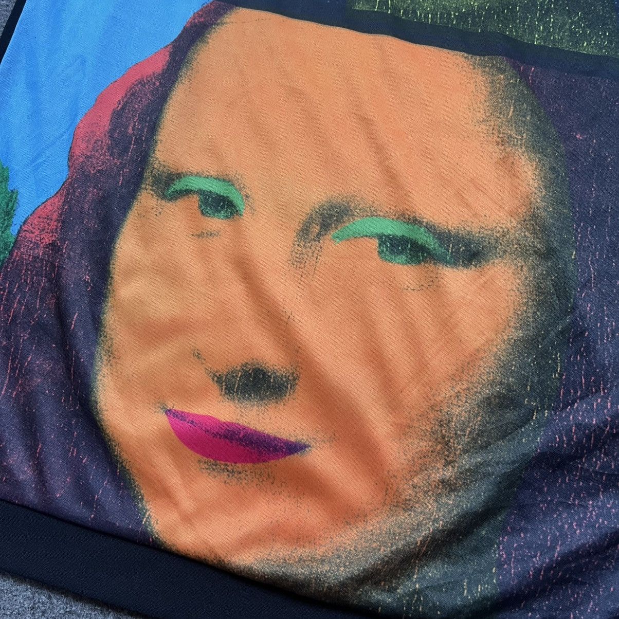 Designer × Tripp NYC Vintage 90s Tripp NYC Monalisa Potrait Pop Art Made In Usa Size 24" / US 00 / IT 34 - 5 Thumbnail