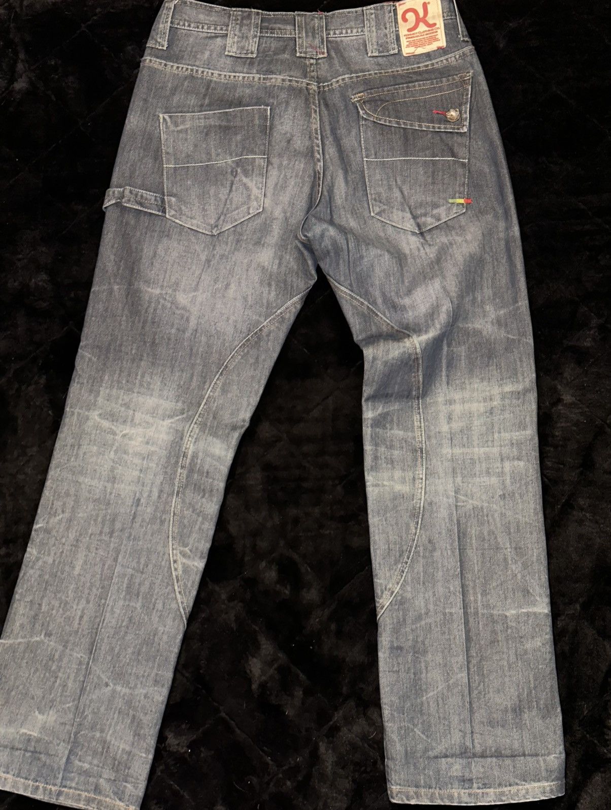 Vintage Konvict Straight Jean Size US 34 / EU 50 - 2 Thumbnail