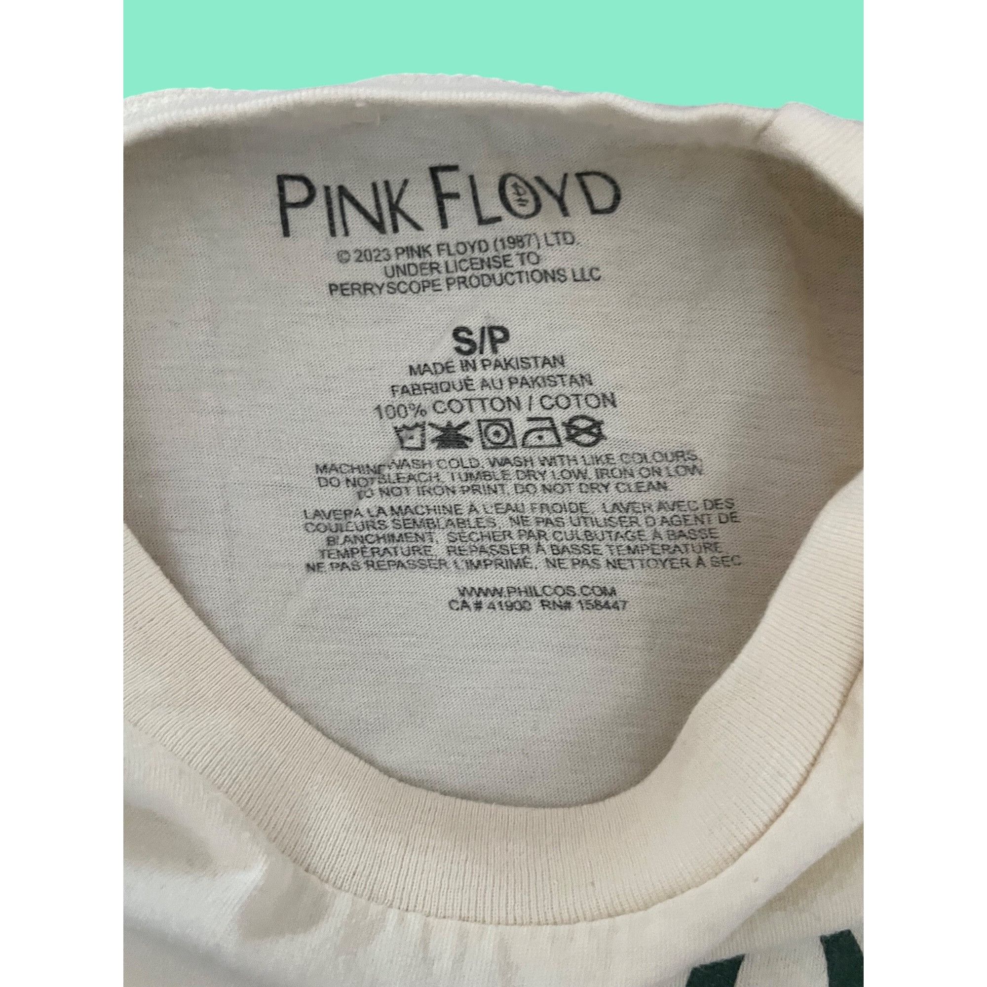 Pink Floyd Pink Floyd White Graphic Tee Short Sleeve 100% Cotton Size S Size US S / EU 44-46 / 1 - 2 Thumbnail
