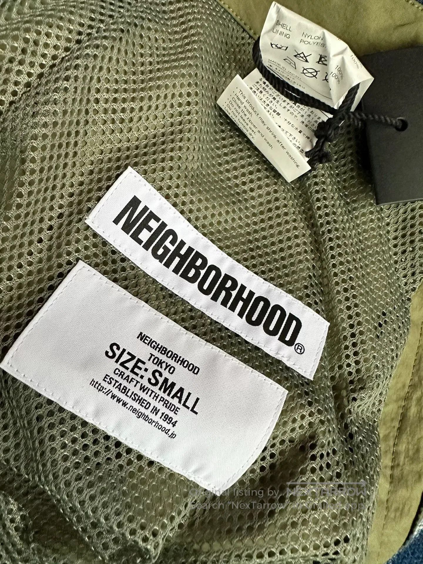 Neighborhood Neighborhood Casual Pocket Shorts in Olive Green. Size US 26 / EU 42 - 5 Thumbnail