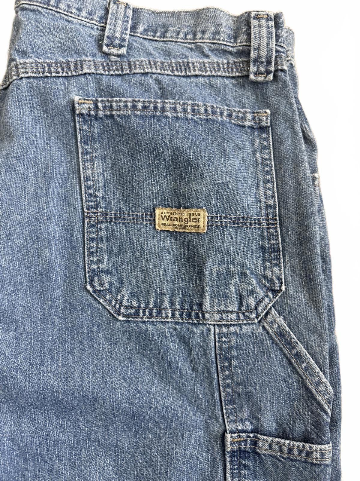 Designer Mens Vintage Y2K Wrangler Carpenter Basic Denim Jean Shorts Size US 38 / EU 54 - 3 Thumbnail