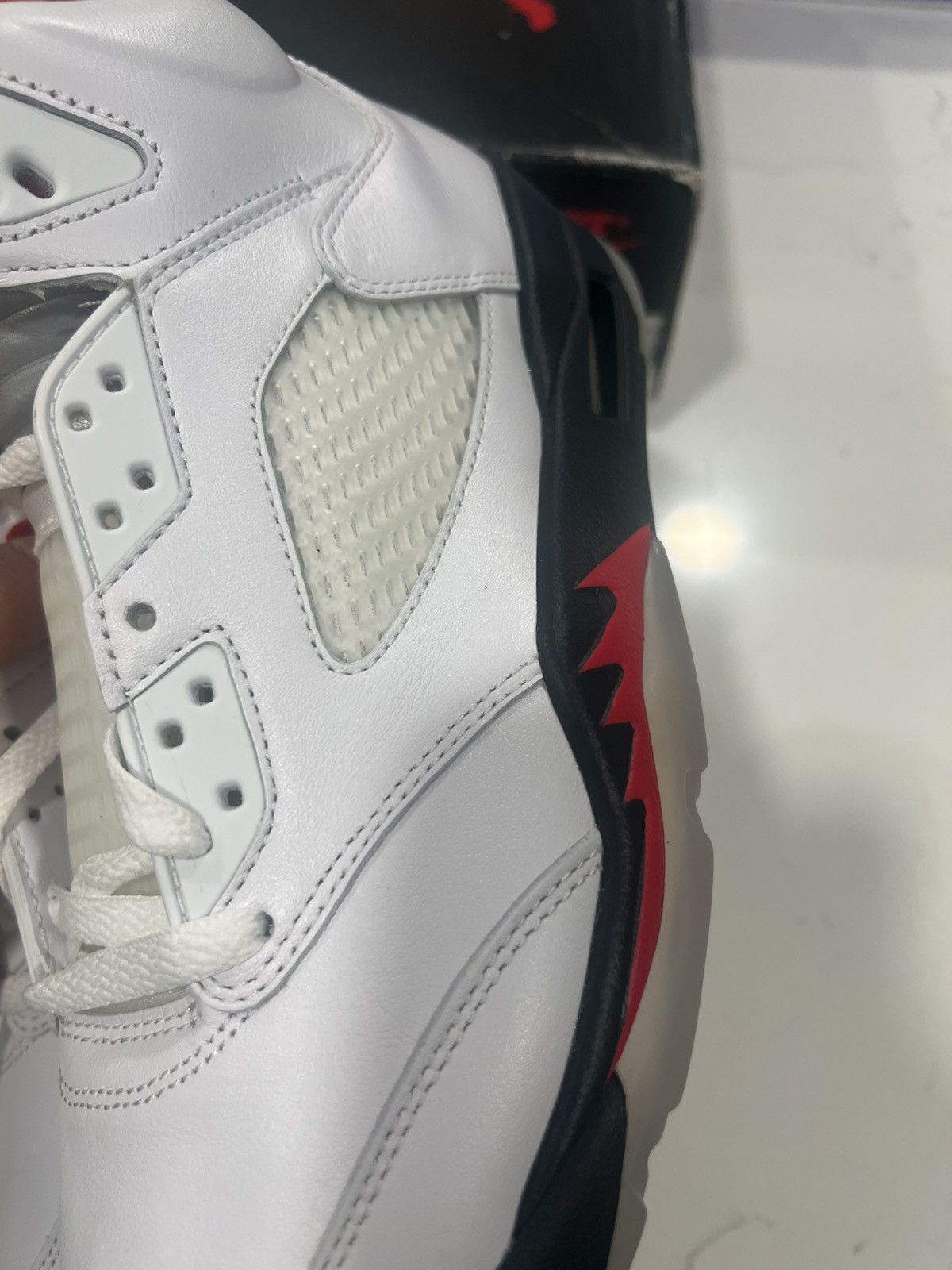 Jordan Brand Jordan 5 retro 2020 sz 8.5 fire red Size US 8.5 / EU 41-42 - 12 Thumbnail