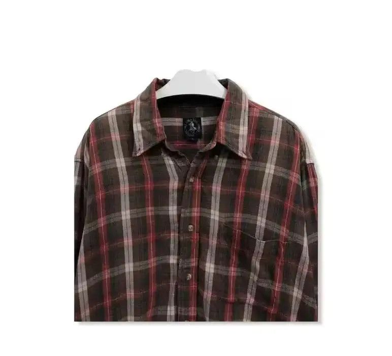 Flannel × Vintage Vintage Polo Club Plaid Tartan Flannel Shirt 👕 Size US M / EU 48-50 / 2 - 2 Thumbnail