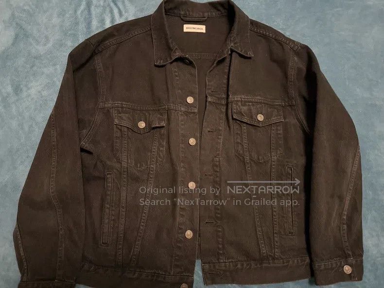 Balenciaga Balenciaga Denim Jacket Size XS / US 0-2 / IT 36-38 - 1 Thumbnail