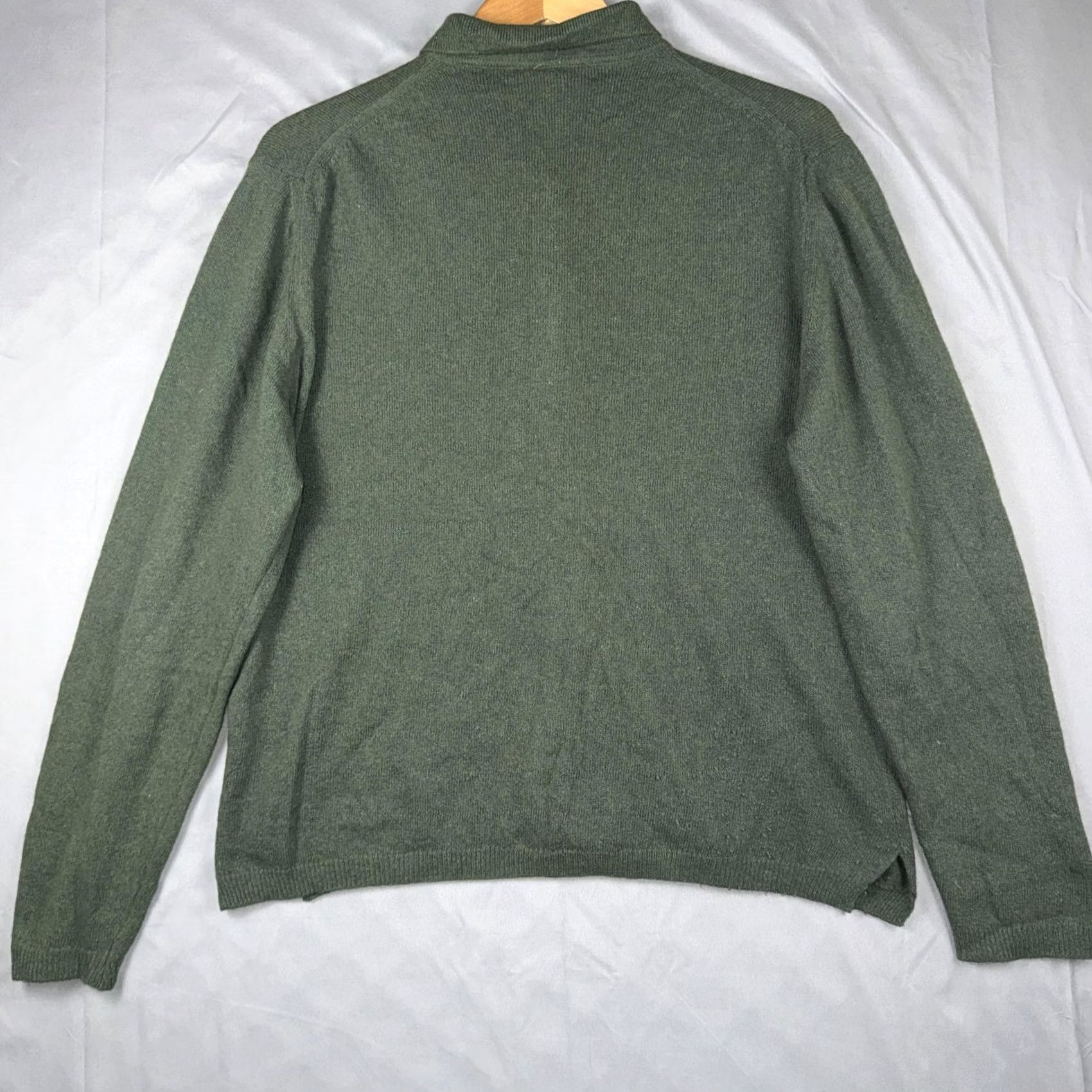 Gap Gap Factory Store Green Wool Angora Blend Collared Cardigan Sweater XL Italy Men Regular Size XL Green Knit Lightweight Casual 90s? Size US XL / EU 56 / 4 - 2 Thumbnail