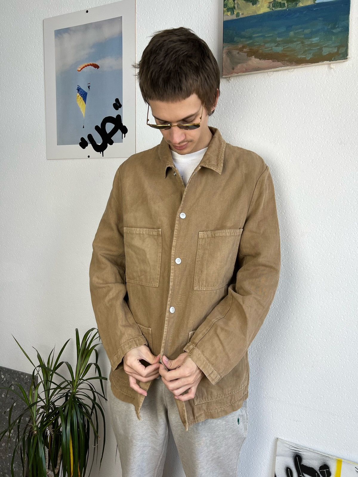 Armani VTG Y2k Rare Armani Jeans Heavyweight Denim Jacket M-L Size US M / EU 48-50 / 2 - 9 Thumbnail