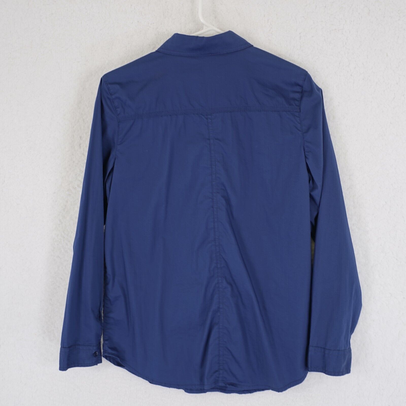Chicos Chico's Blue Pocket Button Front Dress Shirt Size 0 Size XS / US 0-2 / IT 36-38 - 4 Thumbnail