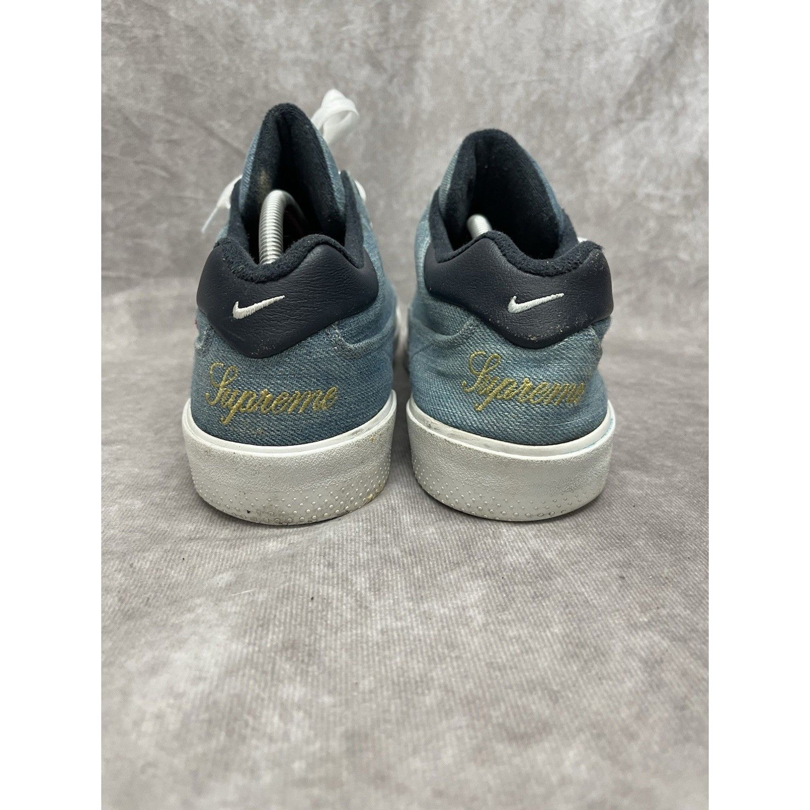 Nike Nike SB x Supreme GTS QS Denim Blue Shoes 2015 Men's Size 10 Size US 10.5 / EU 43-44 - 5 Thumbnail