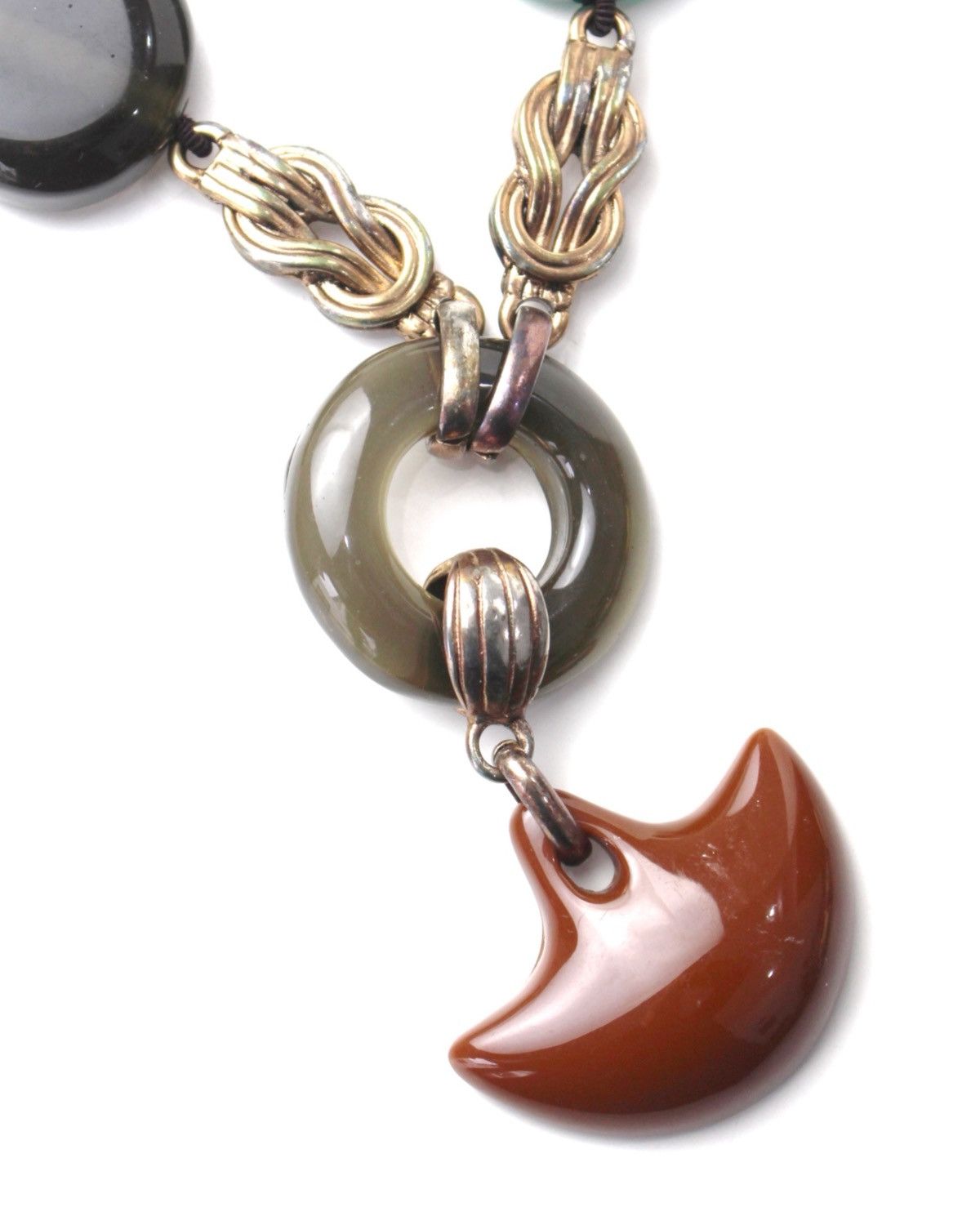 Hiroko Koshino Homme 2000S HIROKO BIS KOSHINO JAPAN CRESCENT SPIRIT NECKLACE Size ONE SIZE - 5 Thumbnail