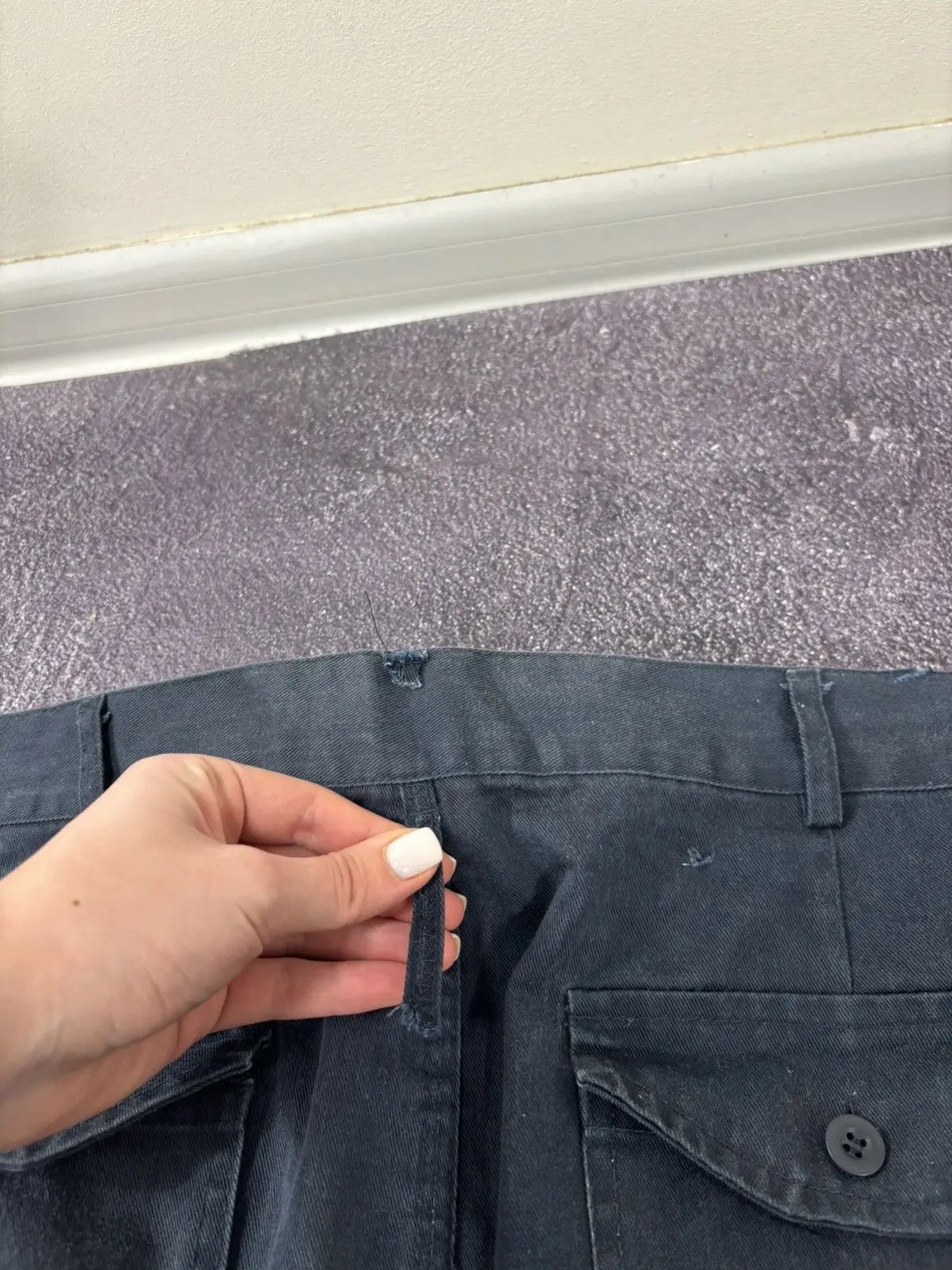 Dickies × Vintage Vintage Dickies American Workwear Navy Hype Cargo Pants Size US 32 / EU 48 - 14 Thumbnail