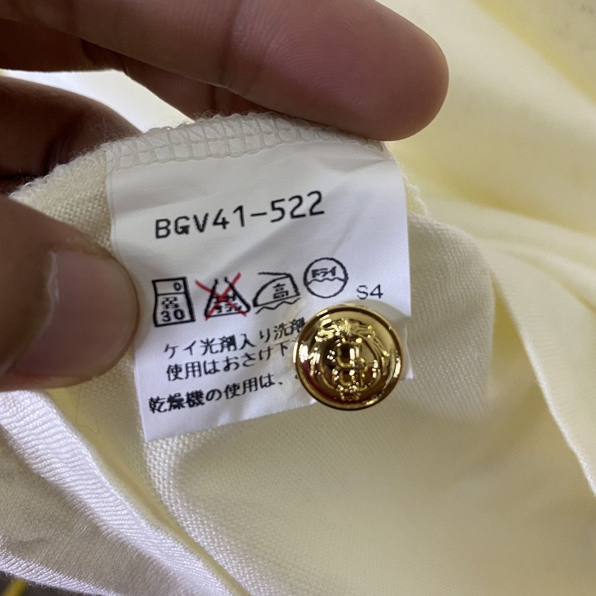 Burberry × Vintage Vintage 90s Burberrys Classic Style Polo T Shirt Size US M / EU 48-50 / 2 - 4 Thumbnail
