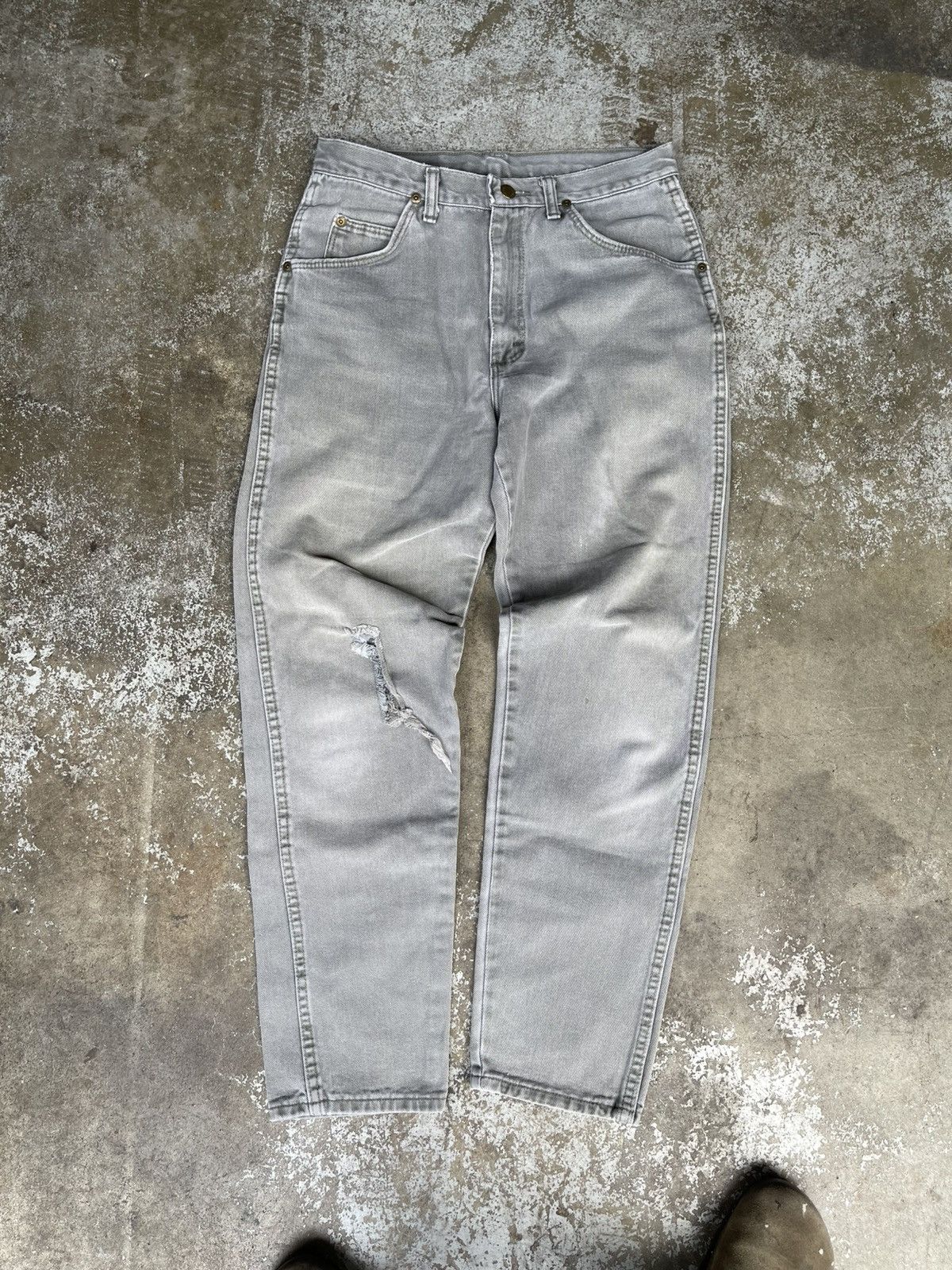 Wrangler Vintage Faded Green Wrangler Denim Pants Size US 30 / EU 46 - 1 Thumbnail