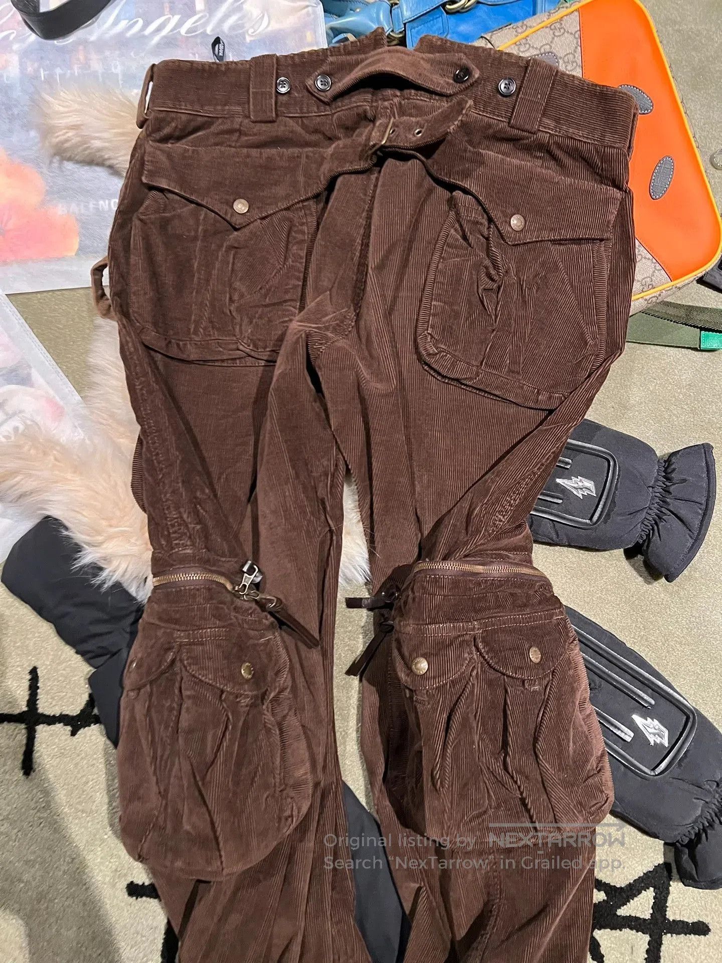 Dolce & Gabbana Dolce&Gabbana SS03 Cargo Corduroy Pants. Size US 26 / EU 42 - 6 Thumbnail
