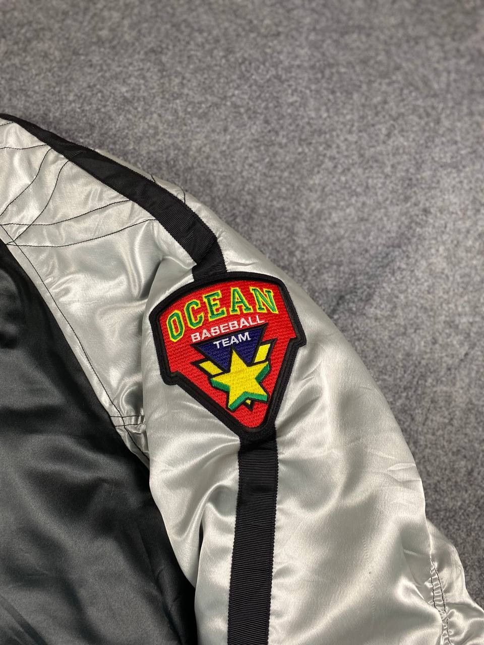 Mizuno vintage mizuno ocean baseball team bomber jacket nice design Size US L / EU 52-54 / 3 - 3 Thumbnail
